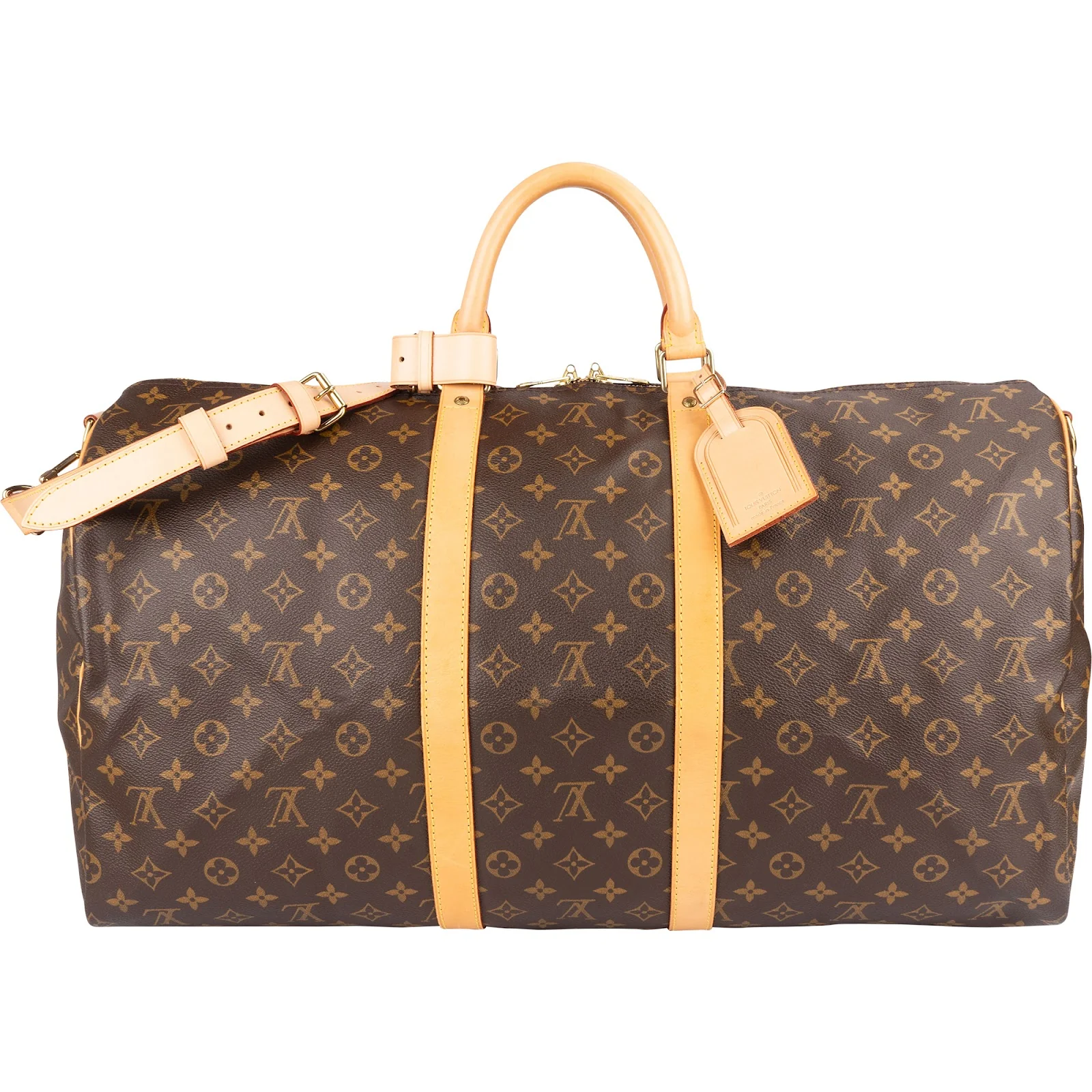 Louis Vuitton Monogram Canvas Keepall 55 Bandoulière Reisetasche