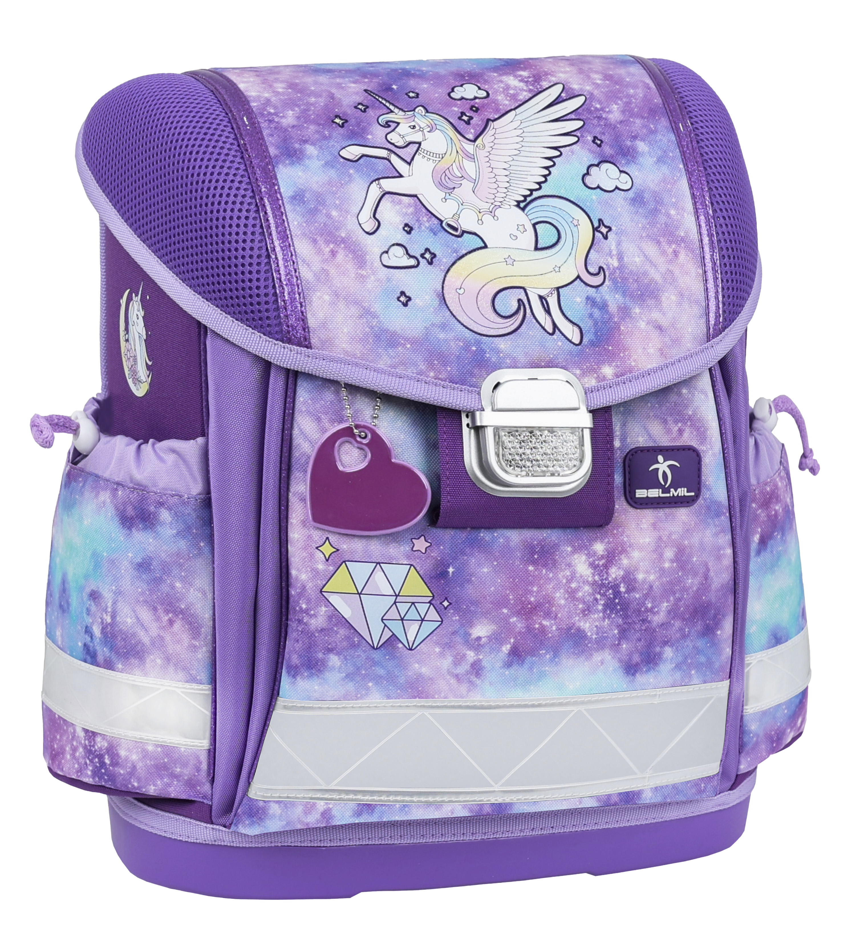 Klasyczny 4-częściowy zestaw z paskiem na klatkę piersiową - Diamond Unicorn