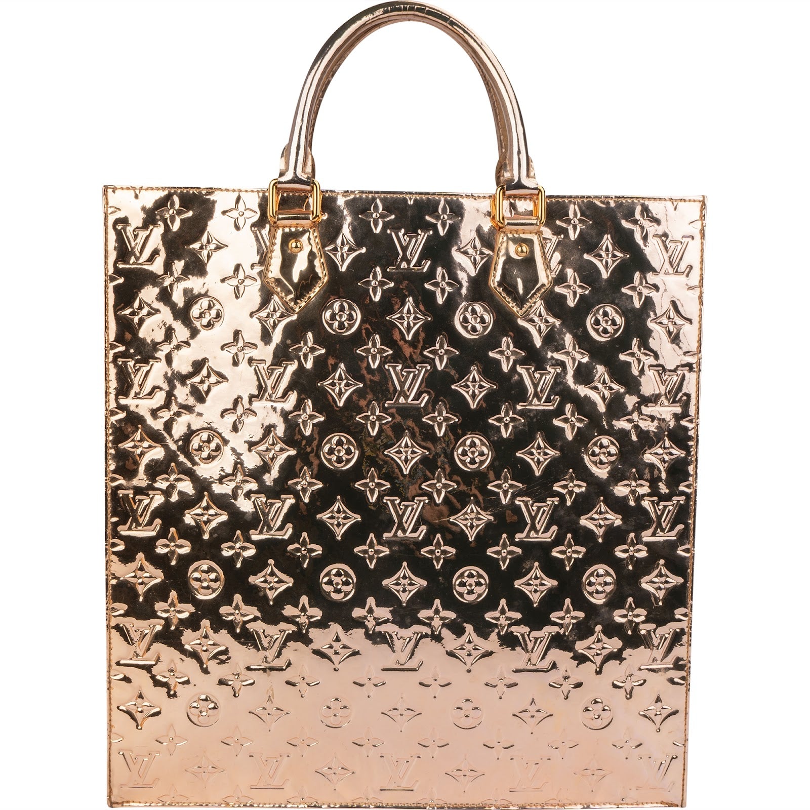 Louis Vuitton Limited Monogram Miroir Metallic Sac Plat