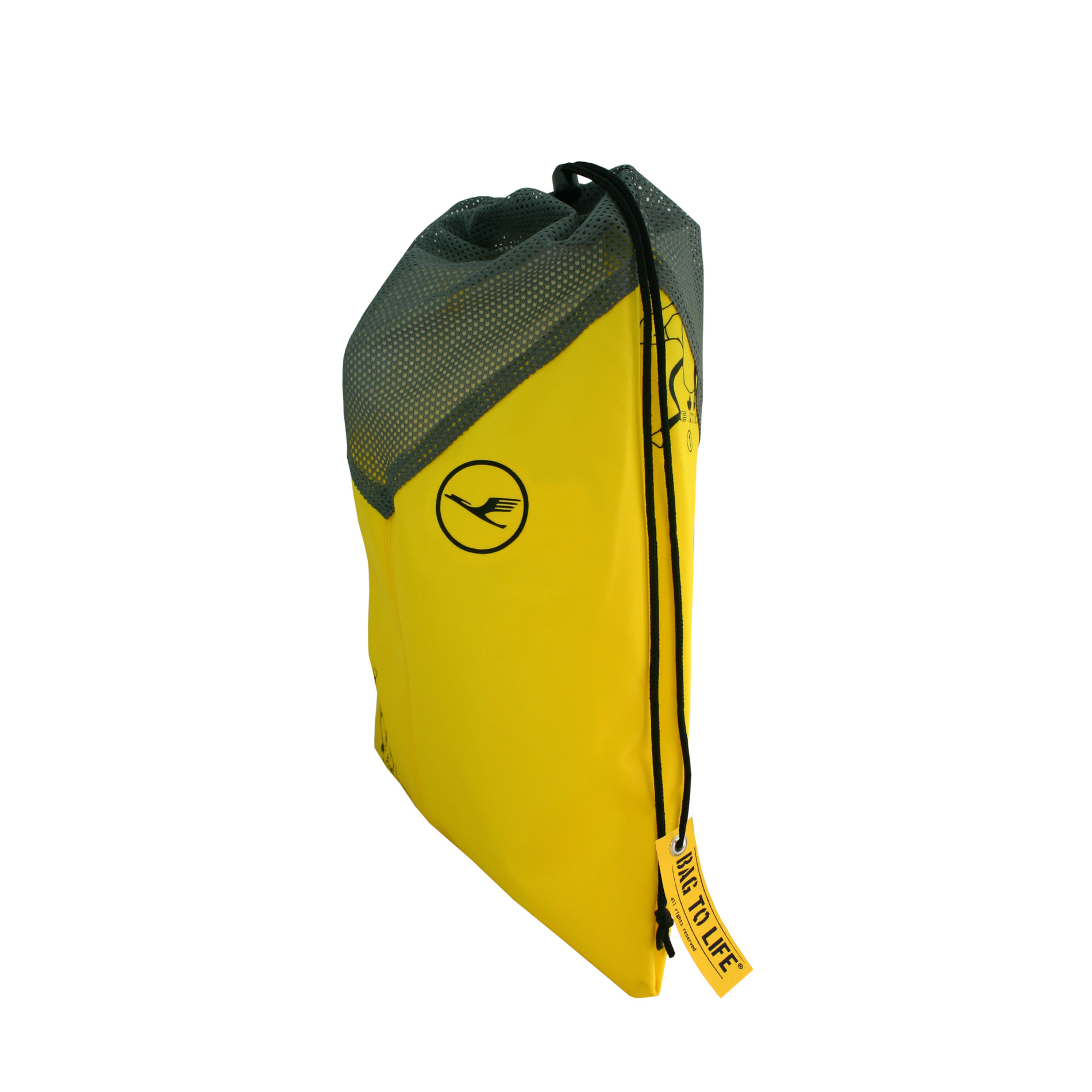 Easy Packing Schuh und Wäschesack - gelb