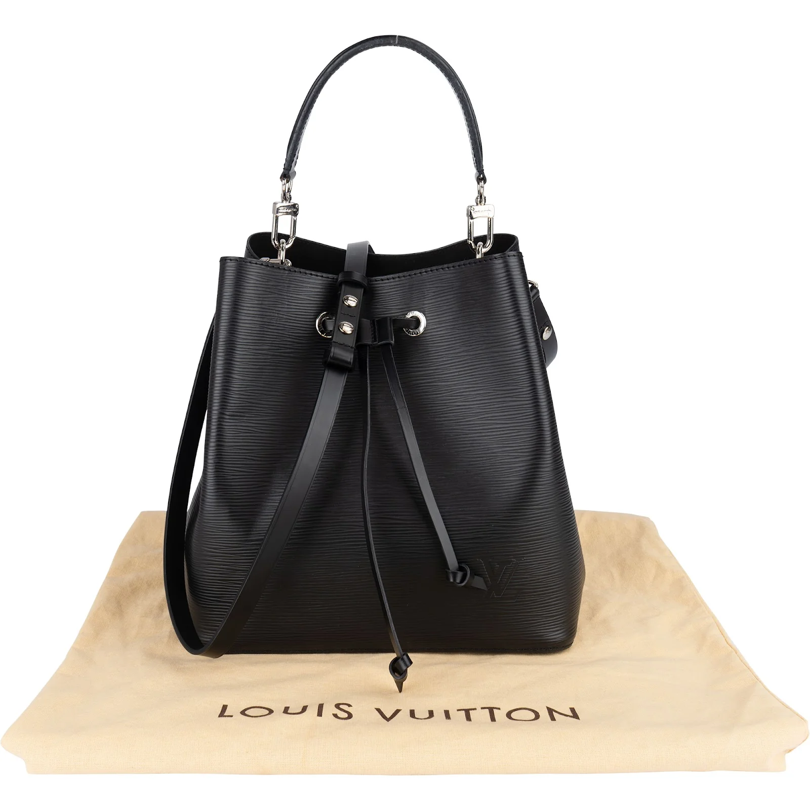 Louis Vuitton Noir Epi Leather NéoNoé Crossbody Bag