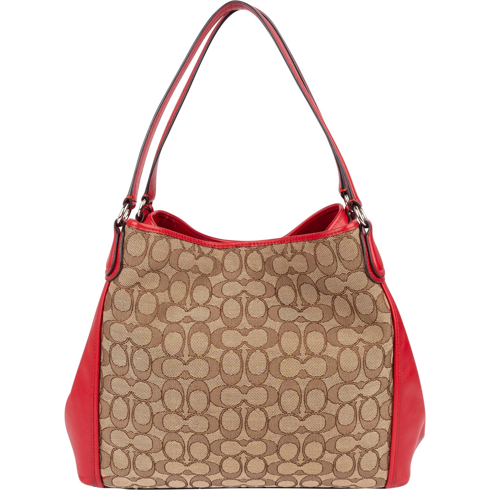 Coach Monogram Signature Edie Hobo Handbag