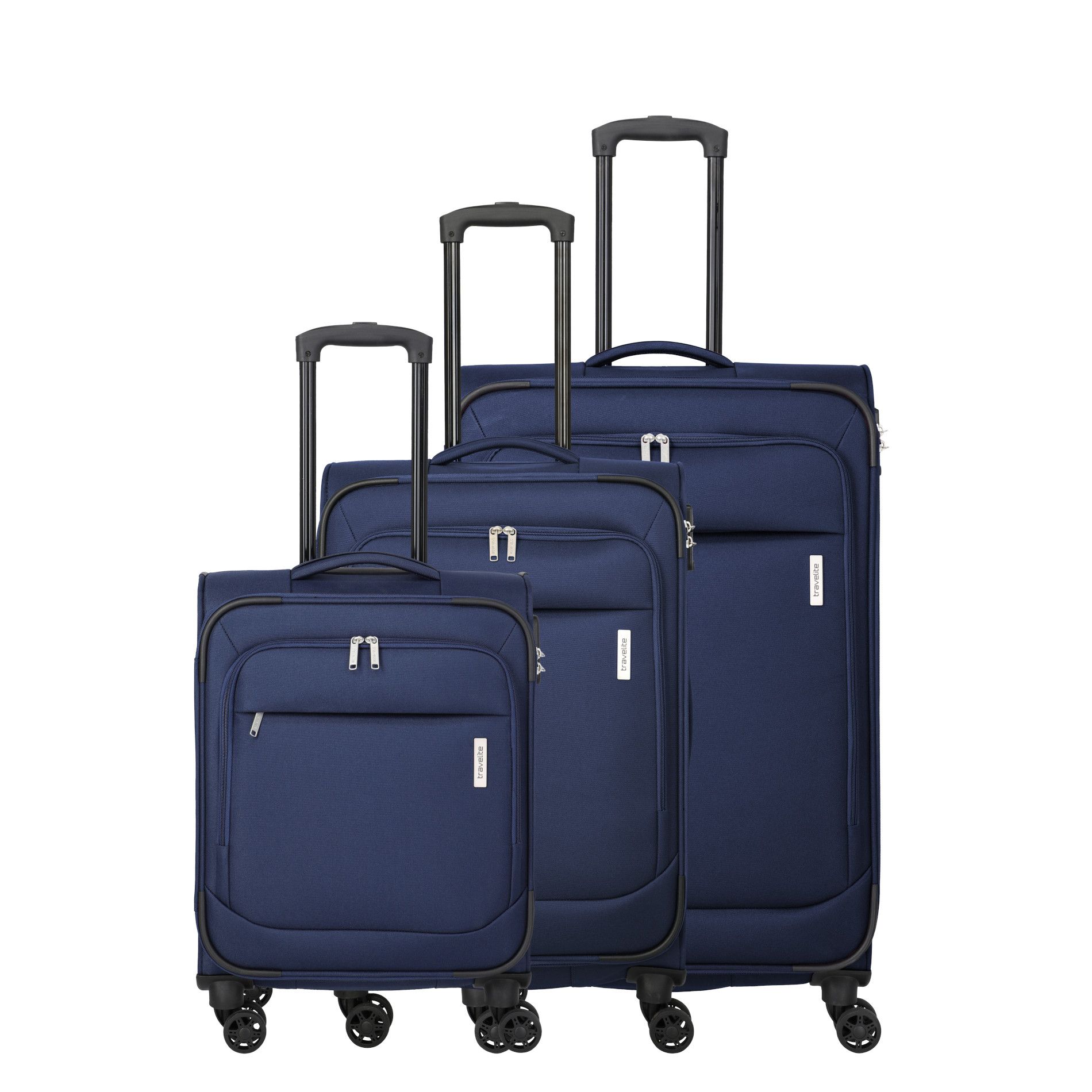 PRIEGO 3-tlg. Trolleyset L/M/S - Navy