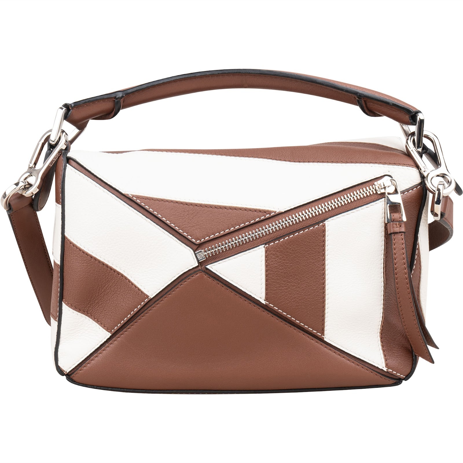 Torebka Loewe Striped Leather Puzzle