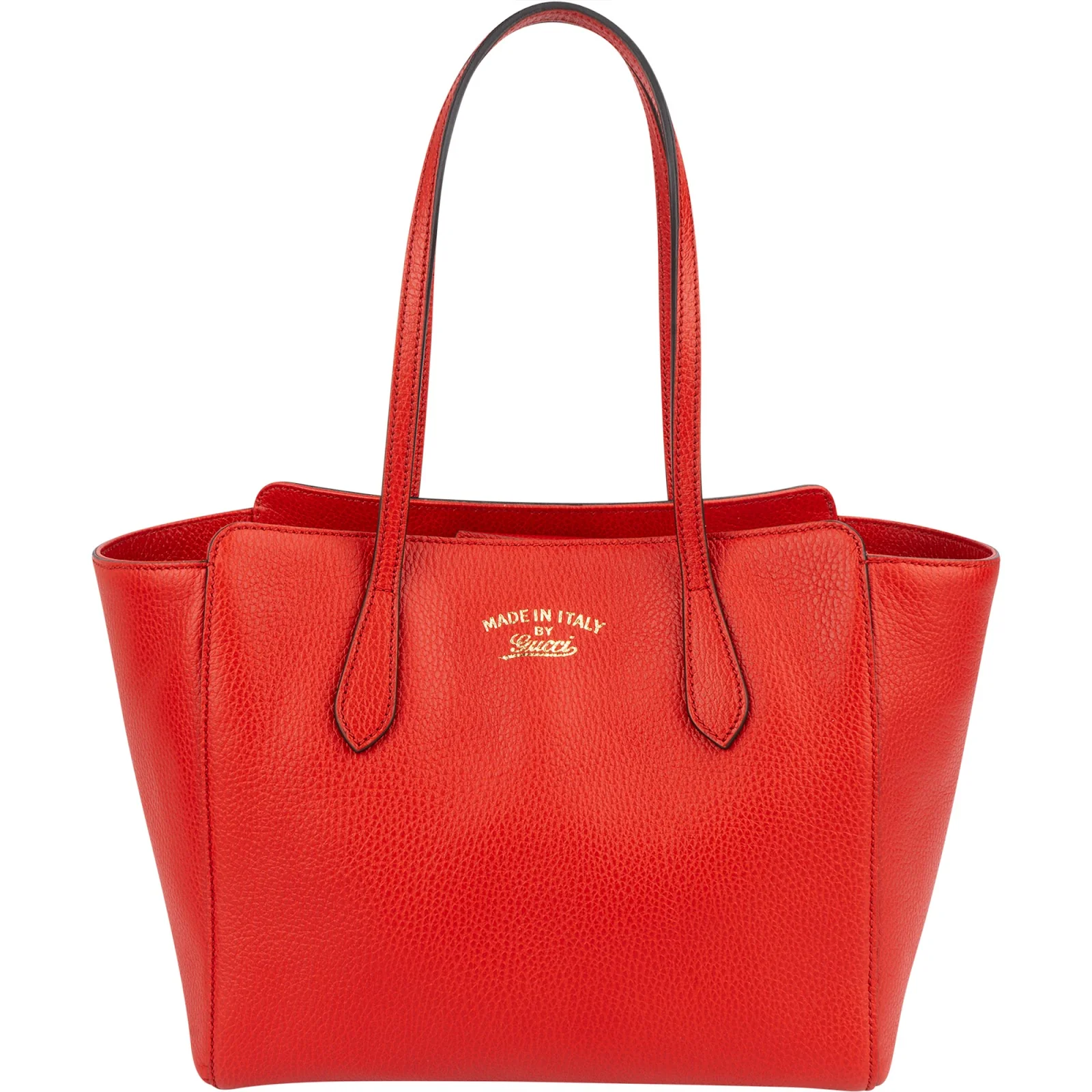 Gucci Red Leather Swing Shoulder Bag