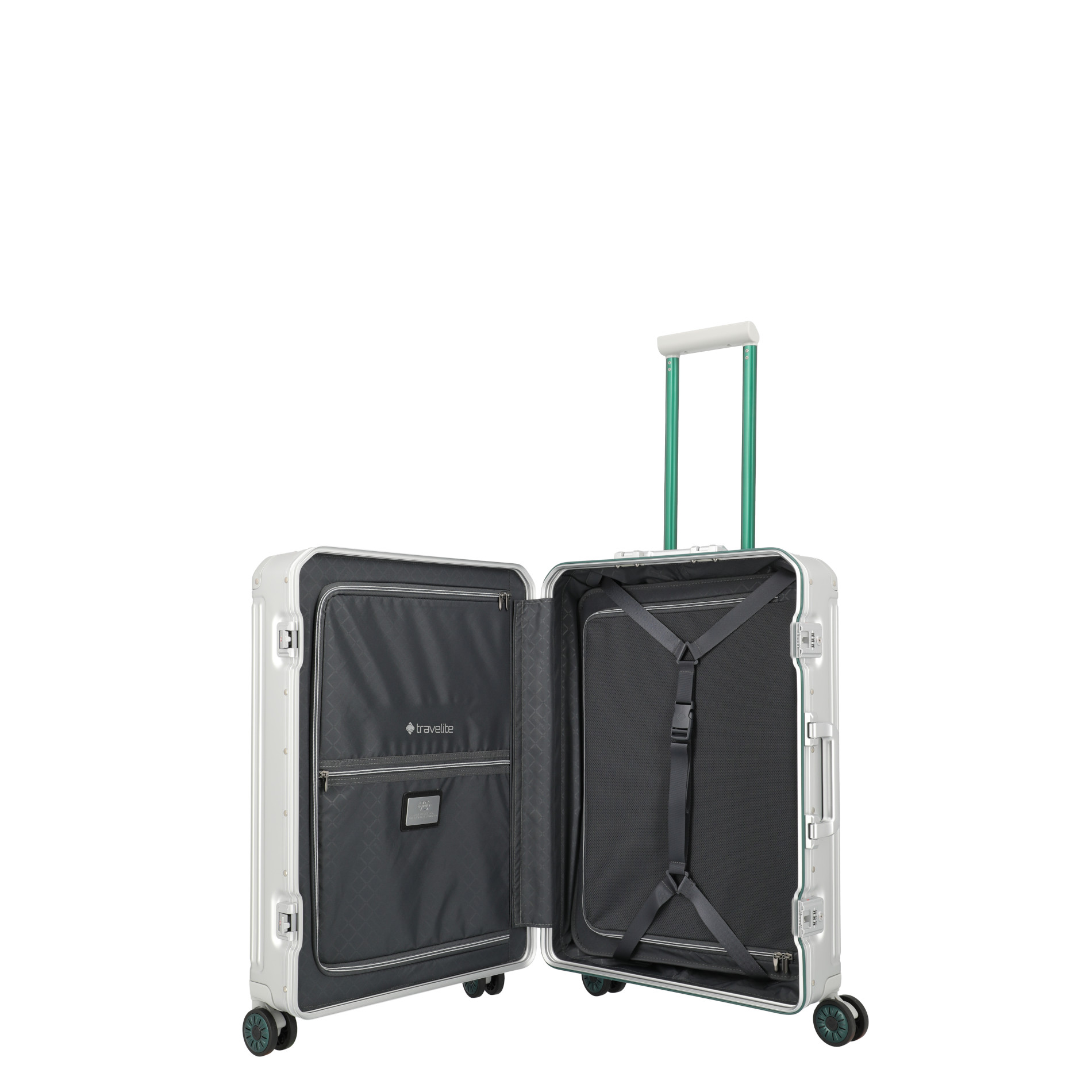 NEXT Trolley M (75 Jahre Edition) - Silber-Grün