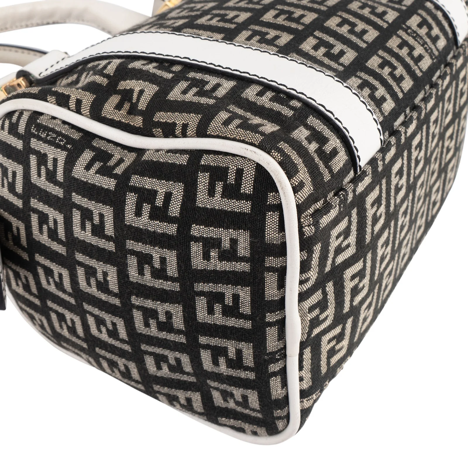 Fendi Monogram FF Mini Boston Bag