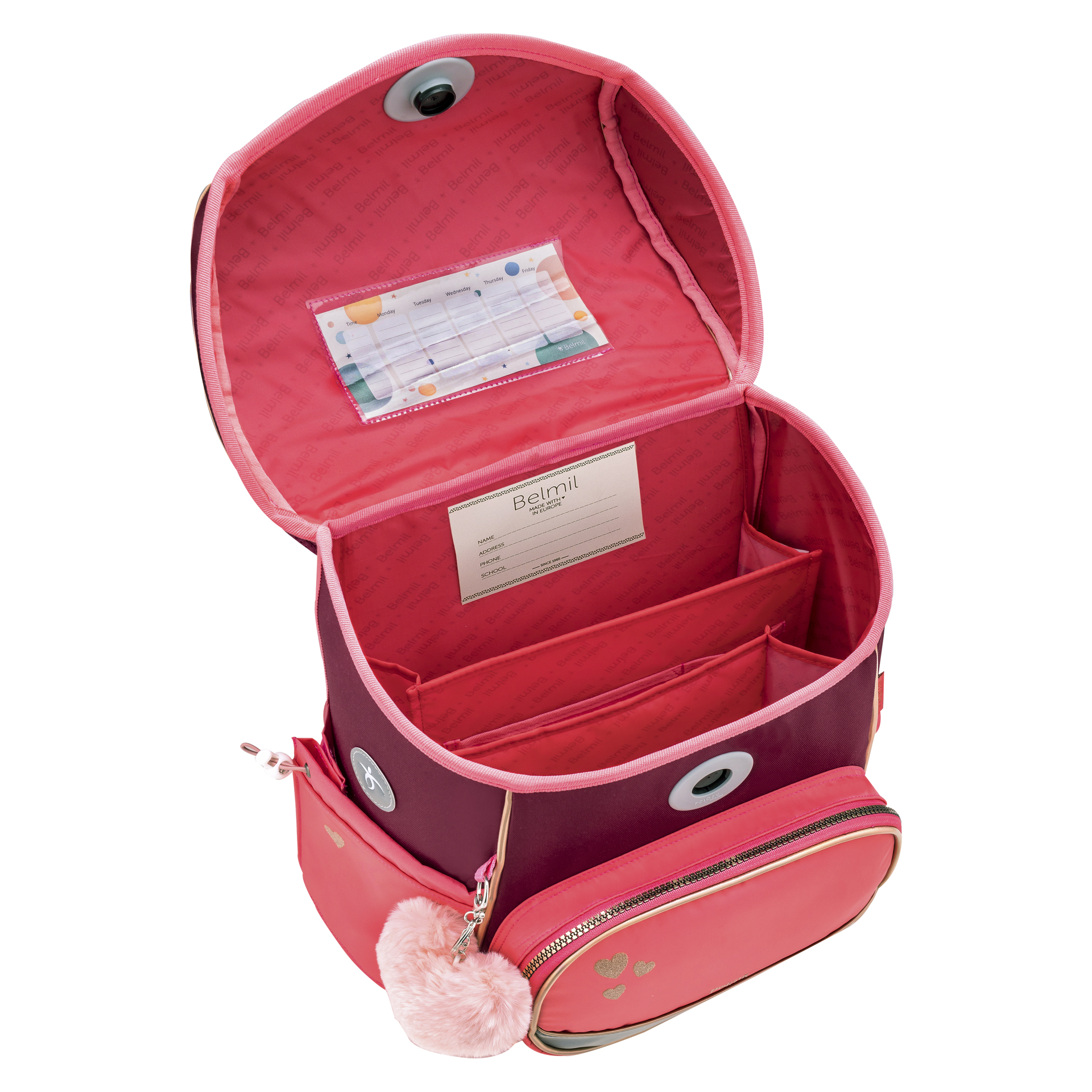 Compact Plus Schulranzenset 5-teilig - Coral