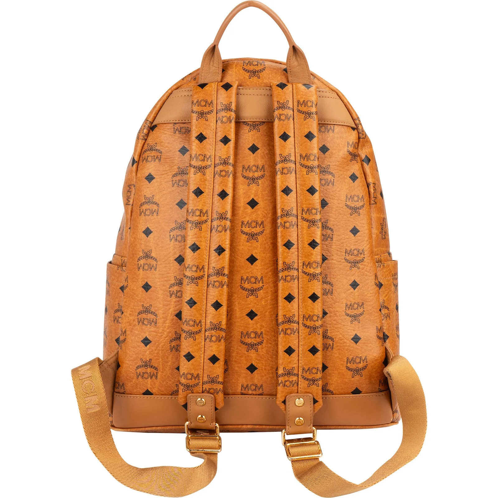 MCM Monogram Visetos Studded Backpack