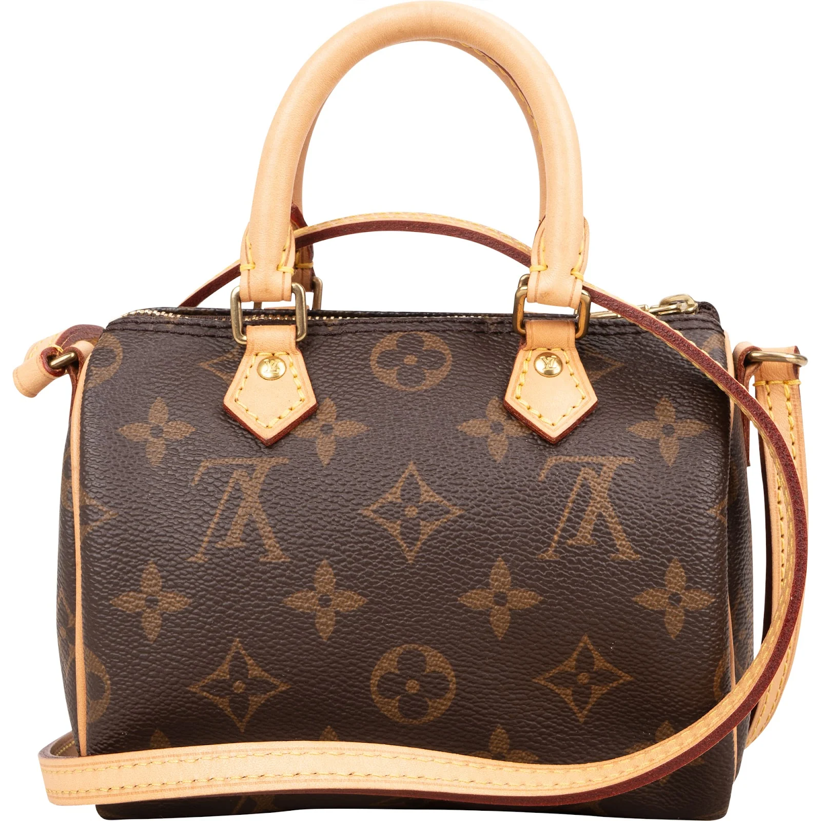 Louis Vuitton Monogram Canvas Nano Speedy Crossbodybag