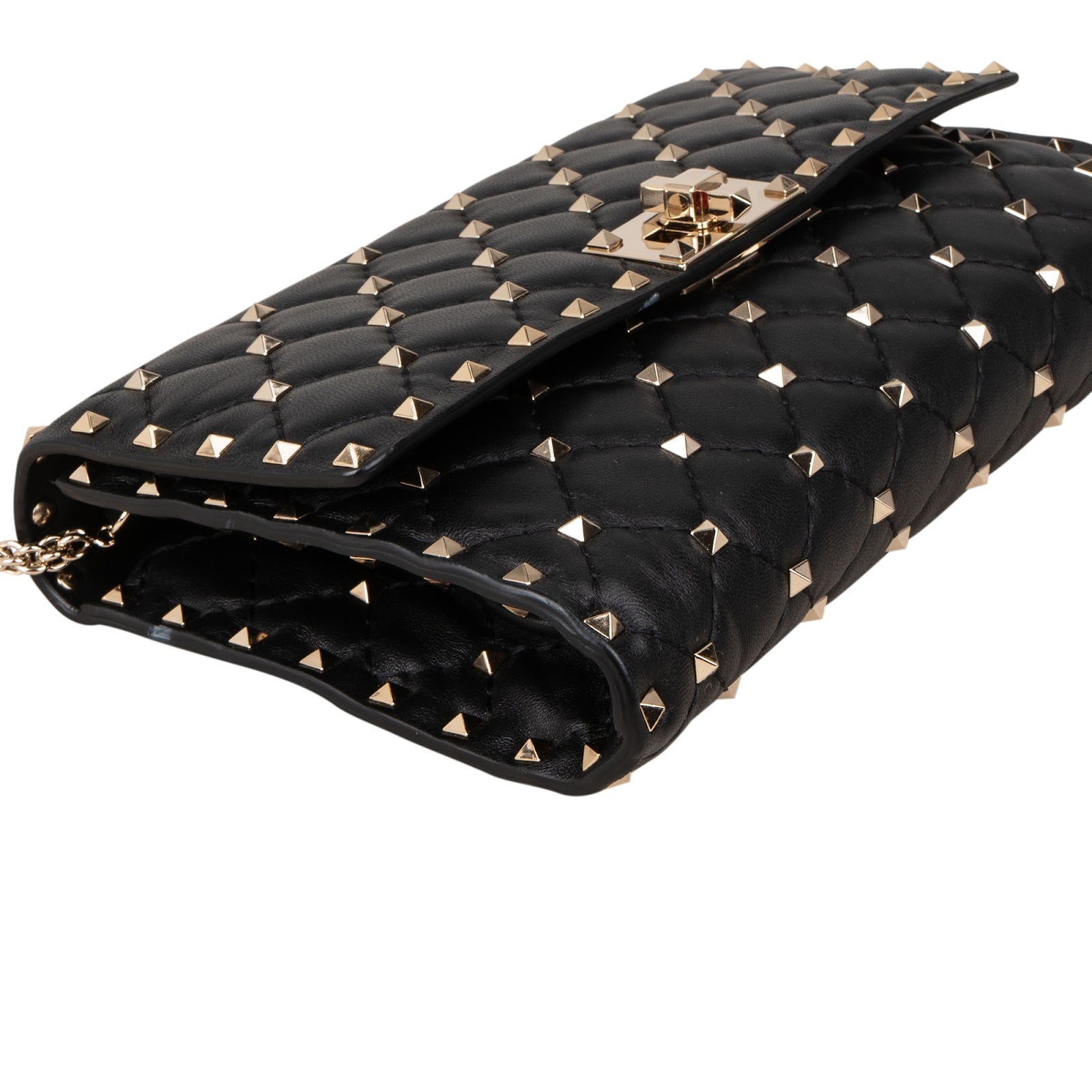 Valentino Garavani -  Rockstud Spike Chain Crossbody Bag
