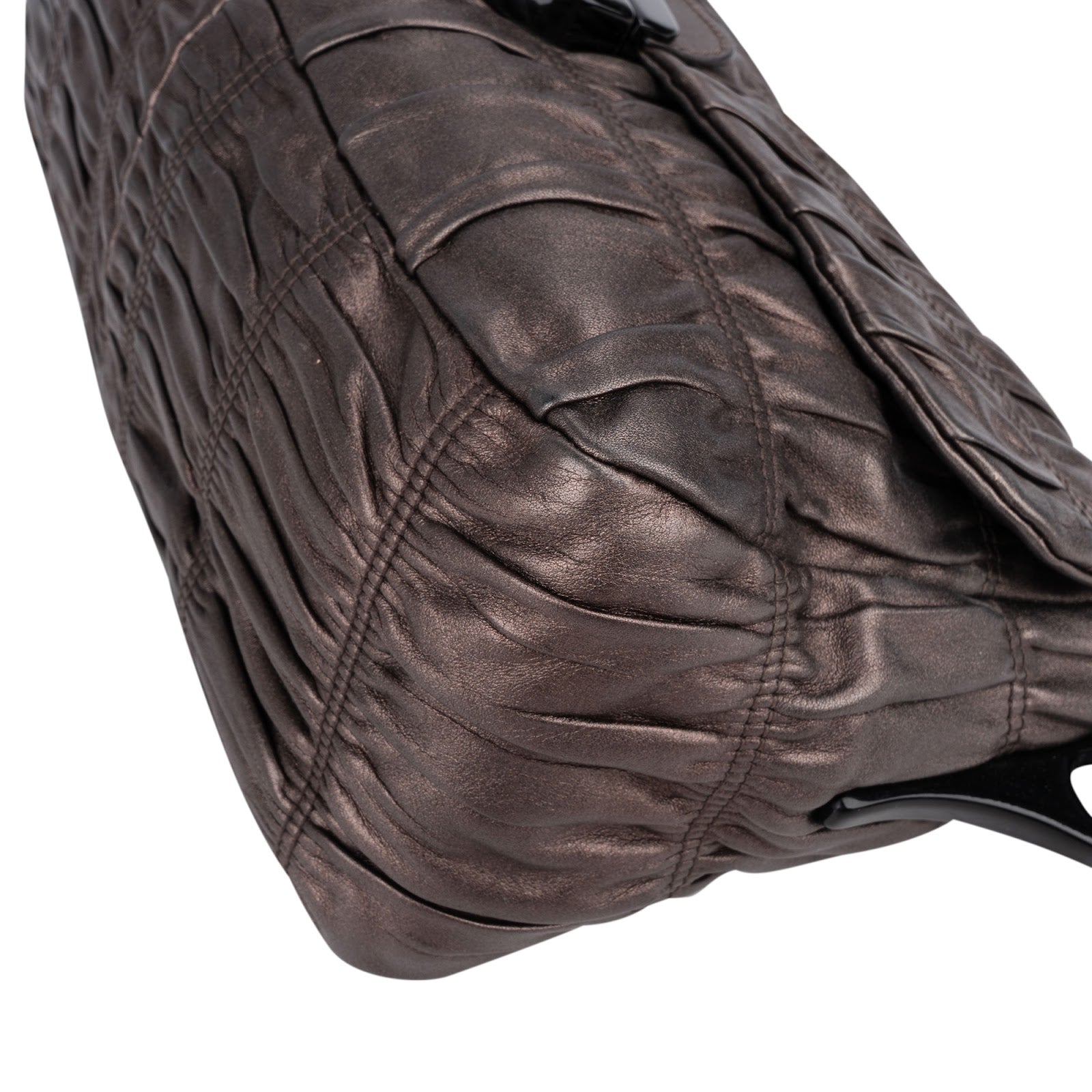 Prada Nappa Gaufre Leather Chain Shoulder Bag
