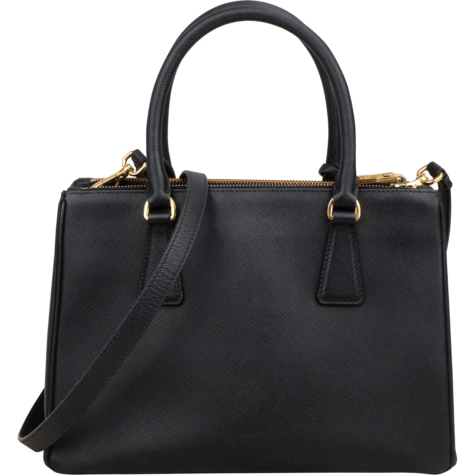 Prada Back Saffiano Leather Galleria Handbag