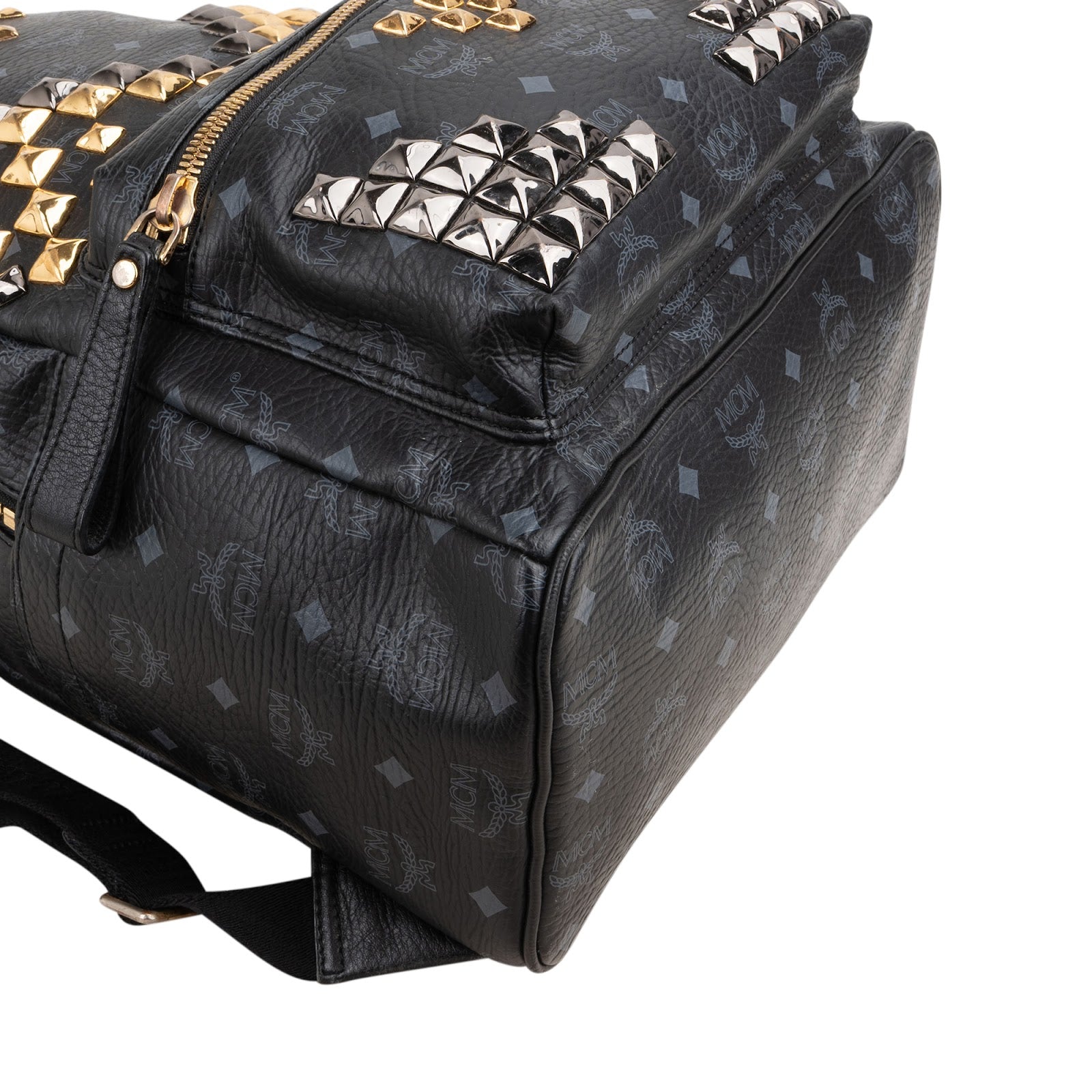 MCM - Visetos Stark Studded Backpack