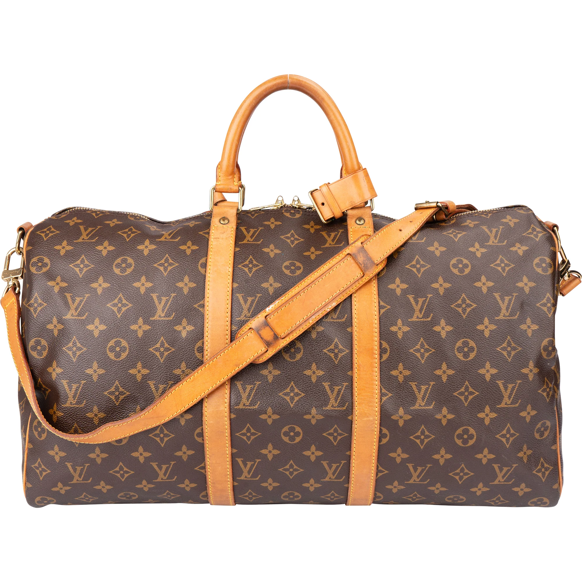 Louis Vuitton Canvas Monogram Keepall 50 Bandouliere
