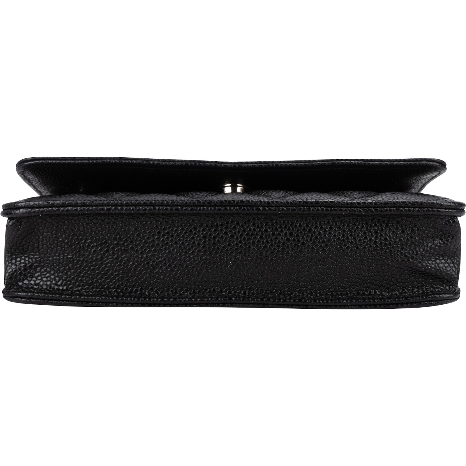 Chanel Quilted Caviar Leather Wallet on Chain