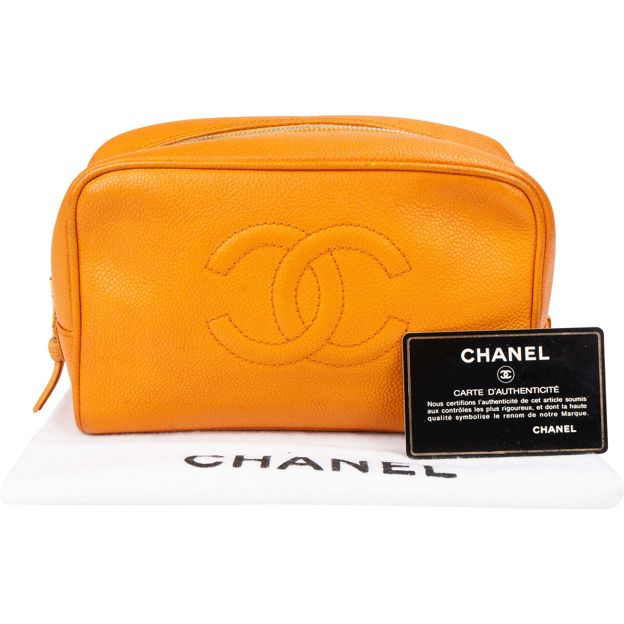 Chanel Caviar Leather CC Vanity Bag