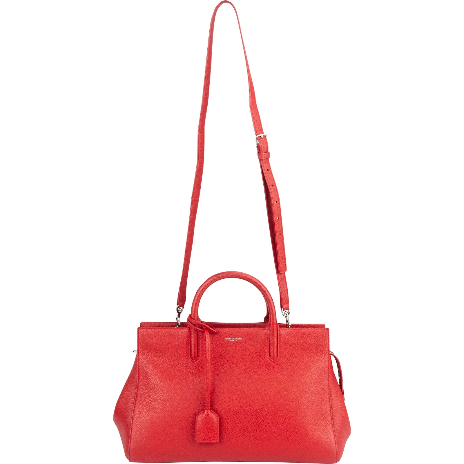 Saint Laurent Grained Leather Rive Gauche Handbag