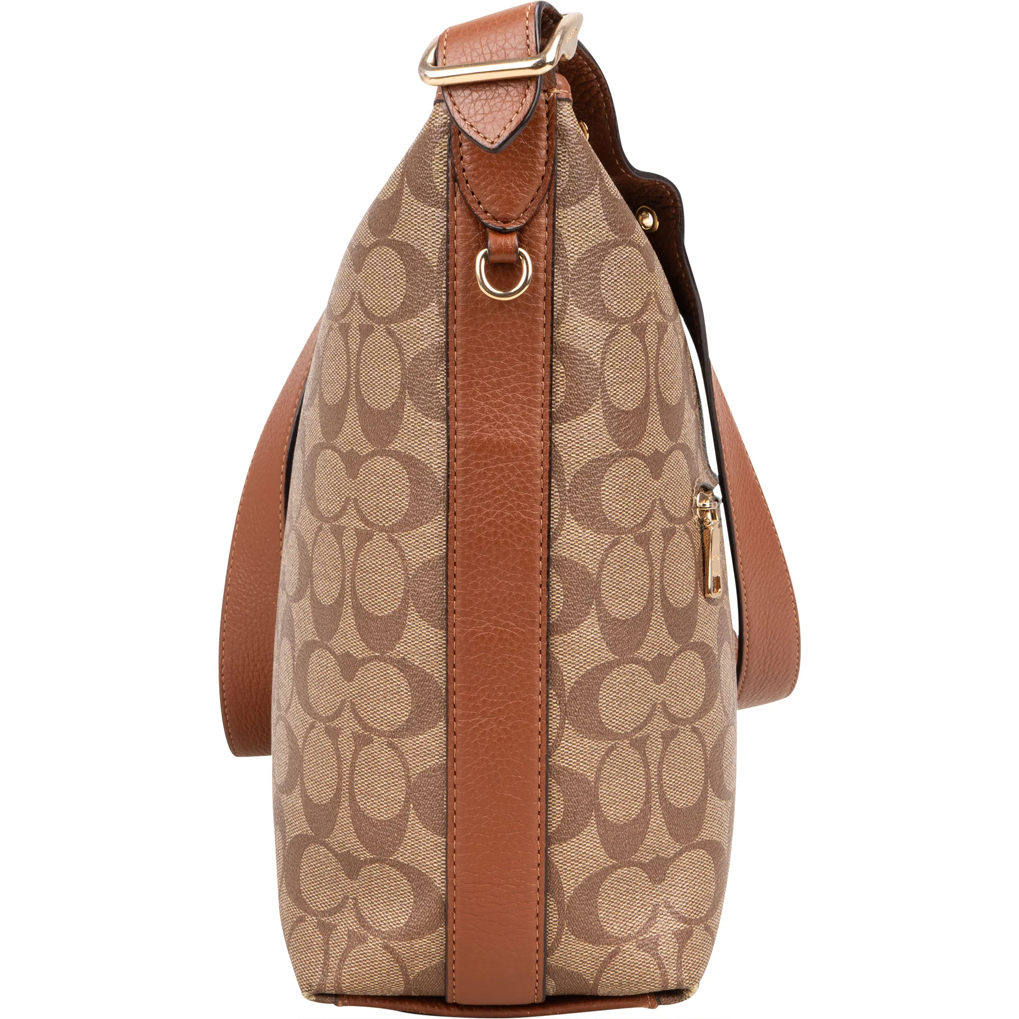 Coach Signature Canvas Monogram Val Crossbody Bag