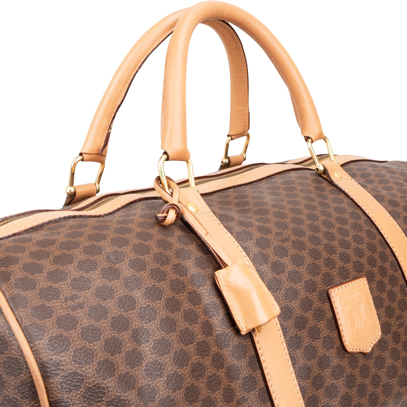 Celine - Monogram Macadam Boston 50 Reisetasche