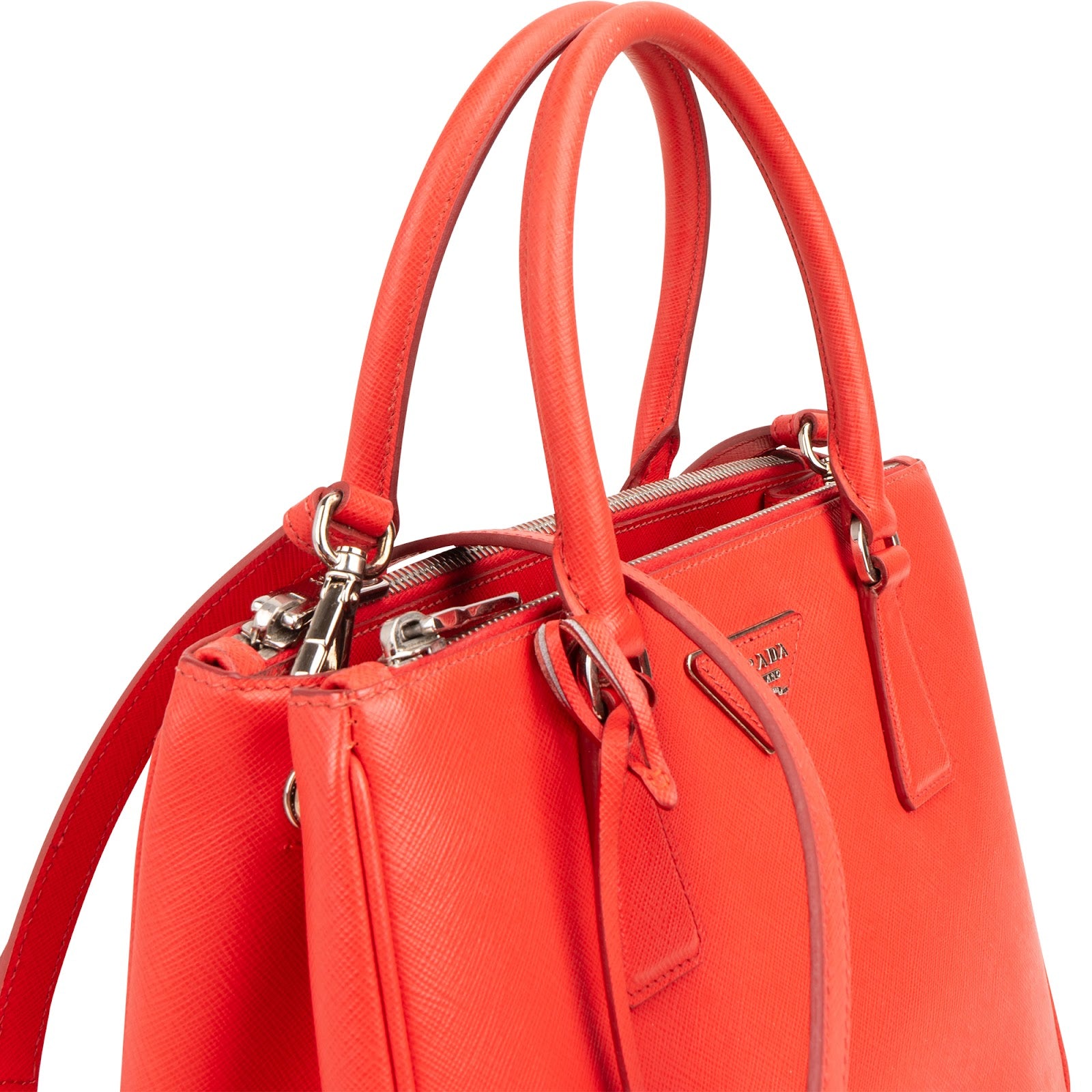 Prada – Galleria Tote-handtas in rood