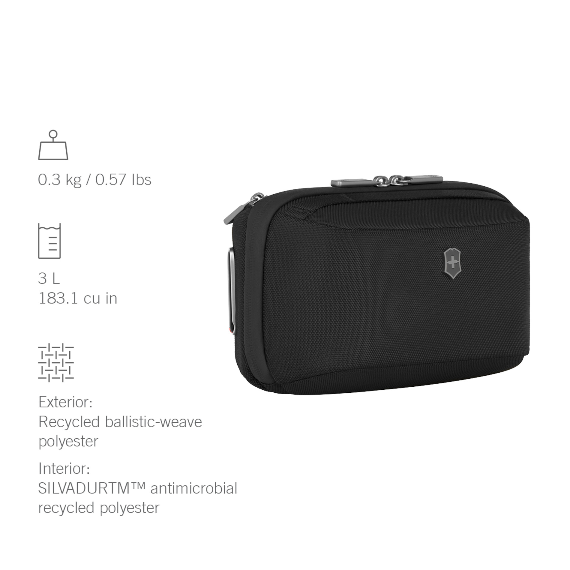 Werks Traveler 7.0 Toiletry Bag - Black