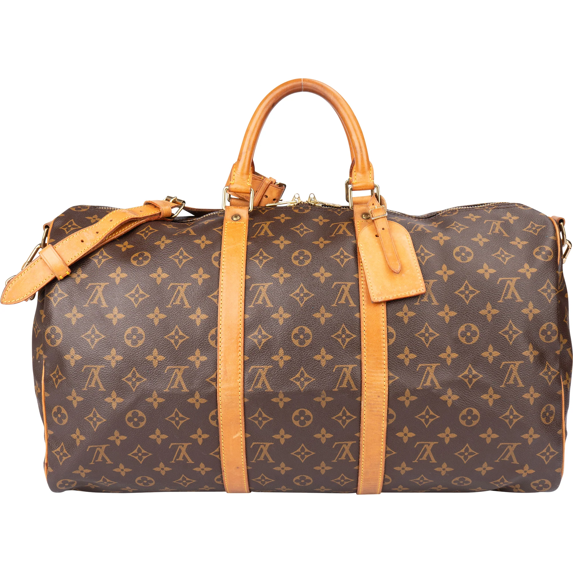 Louis Vuitton Canvas Monogram Keepall 50 Bandouliere