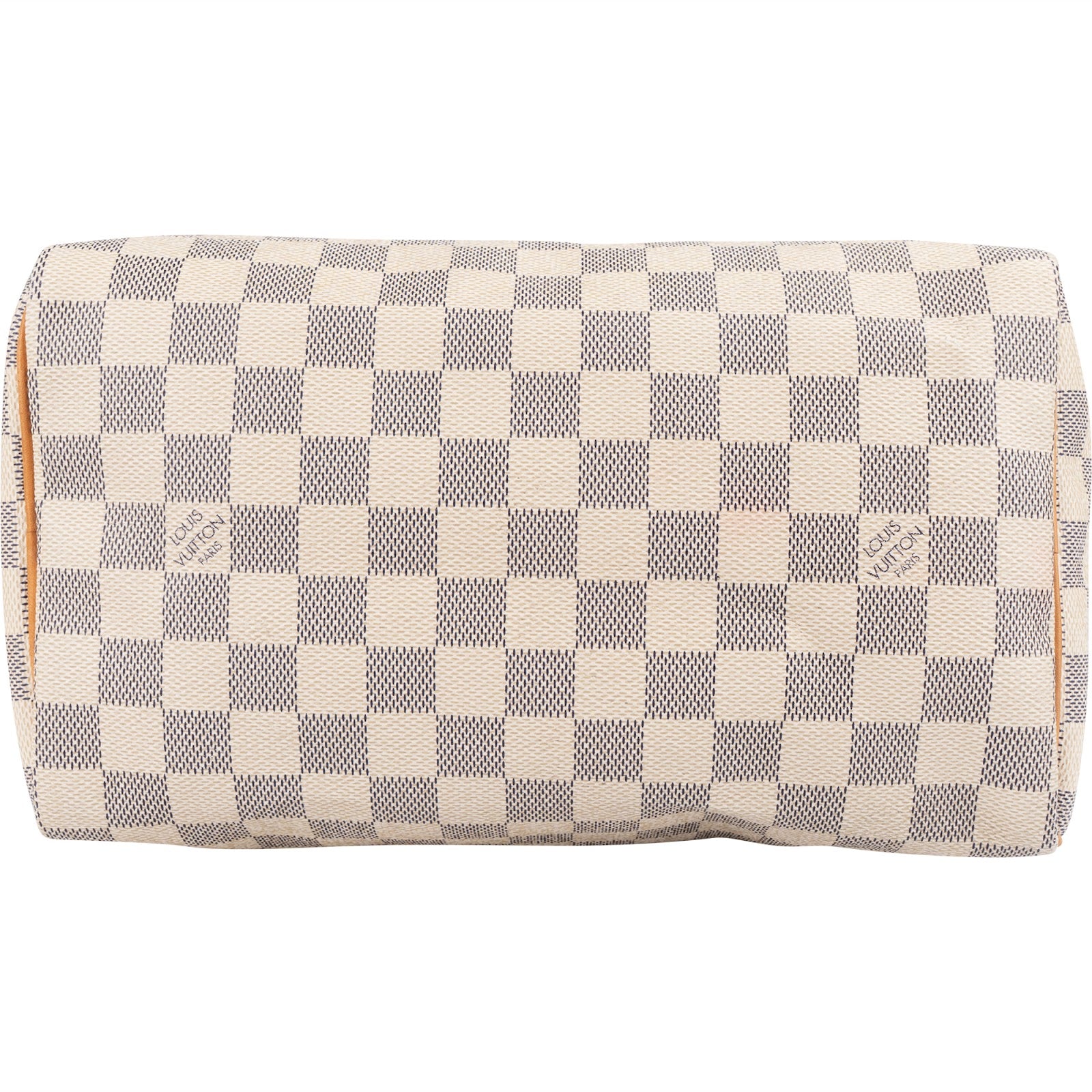 Louis Vuitton Monogram Damier Azur Canvas Speedy 25 Boston Bag