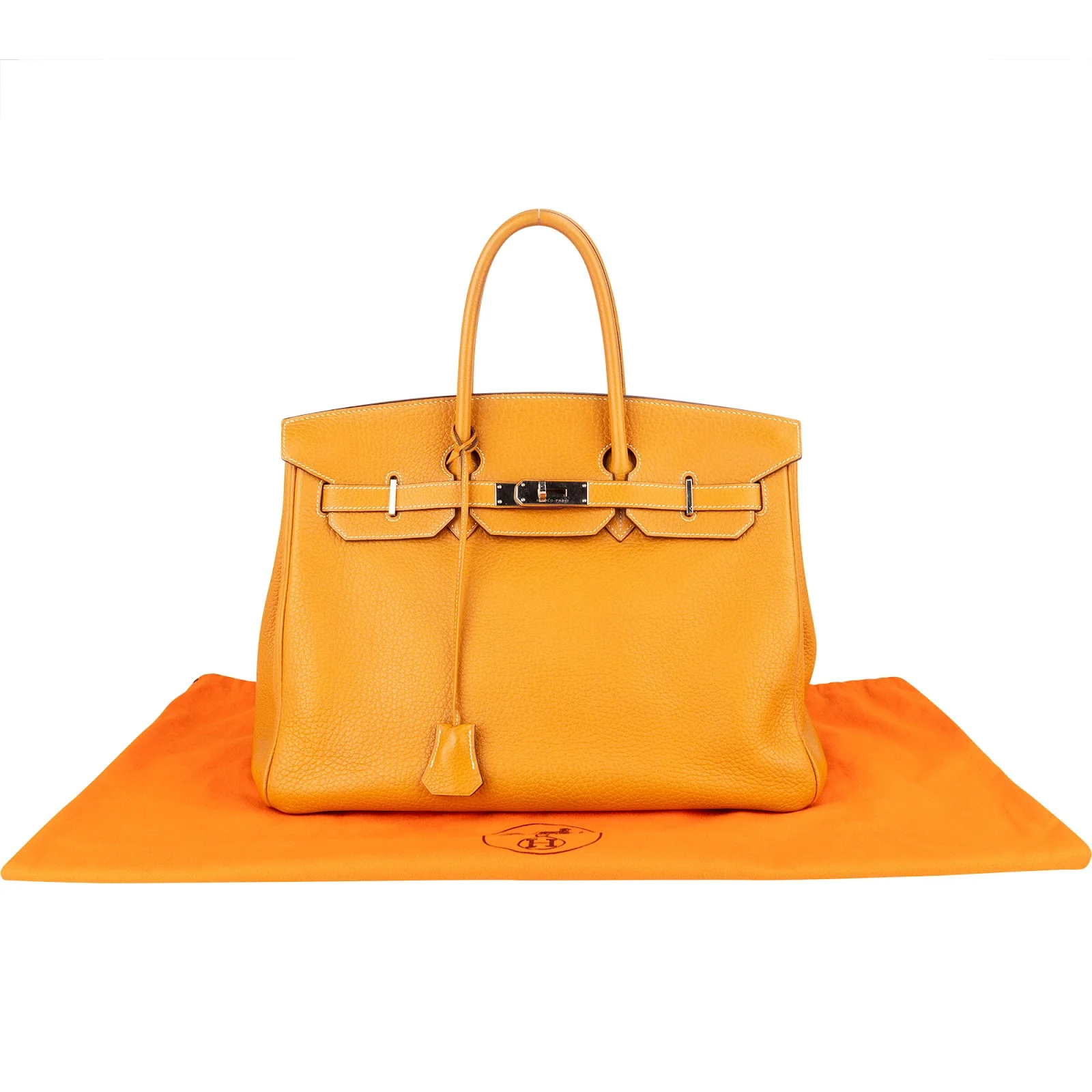 Hermès Grained Togo Leather Natural Sable Birkin 35 Handbag
