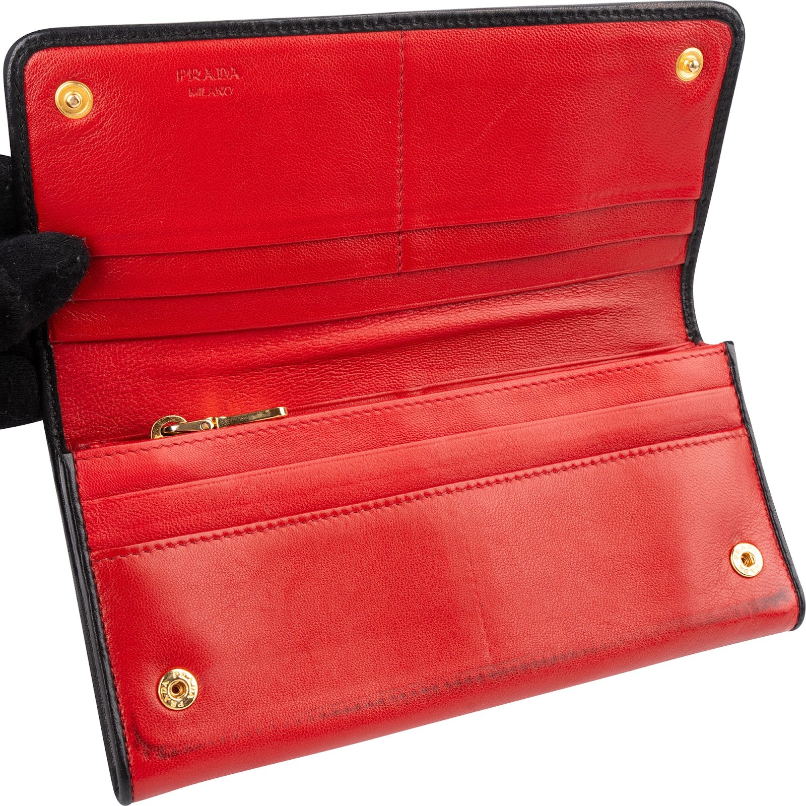 Prada - Face Continental Wallet