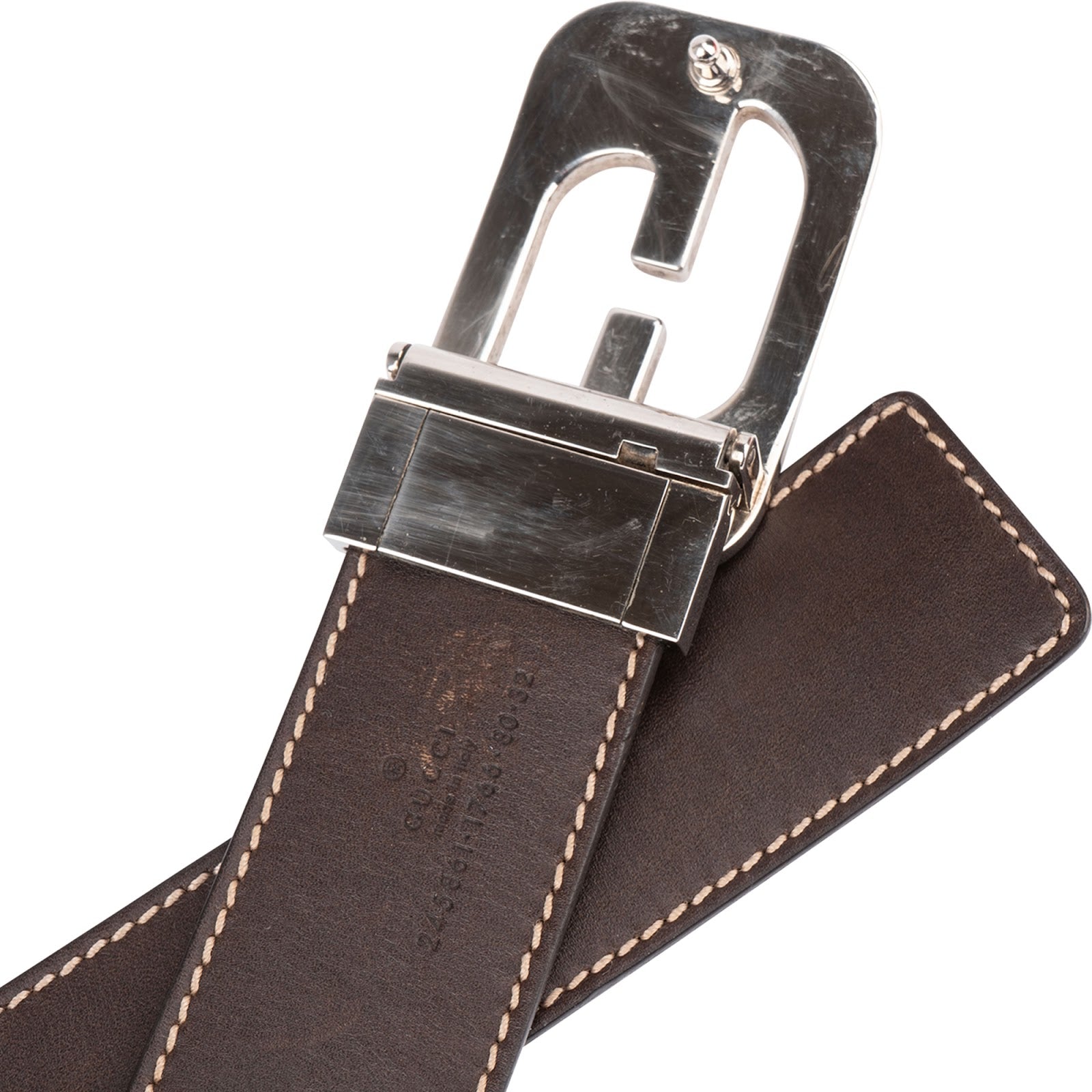 Gucci - GG Supreme Reversible G Buckle Belt (80 / 32)