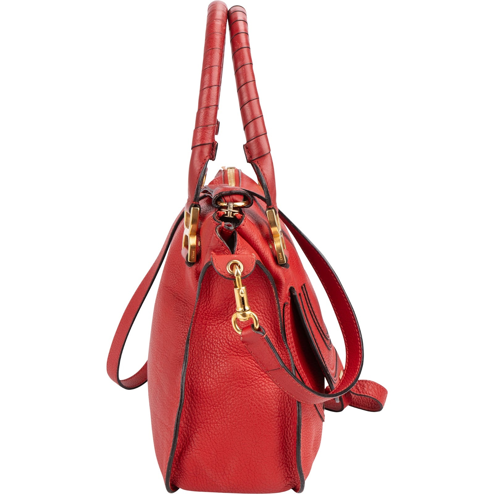 Chloé Grained Calfskin Marcie Handbag