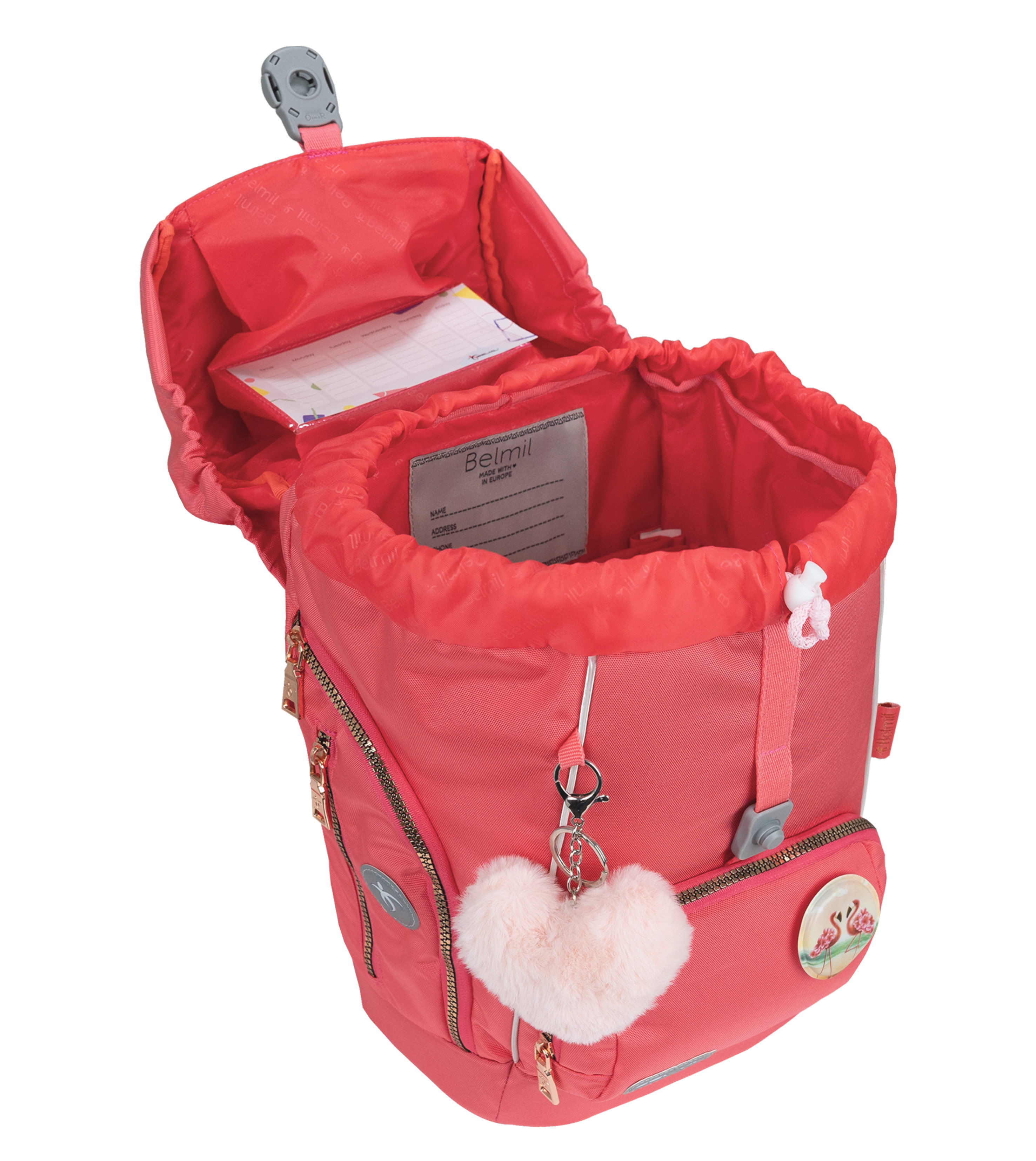 5-częściowy zestaw tornistrów Comfy Plus - Rose Quartz