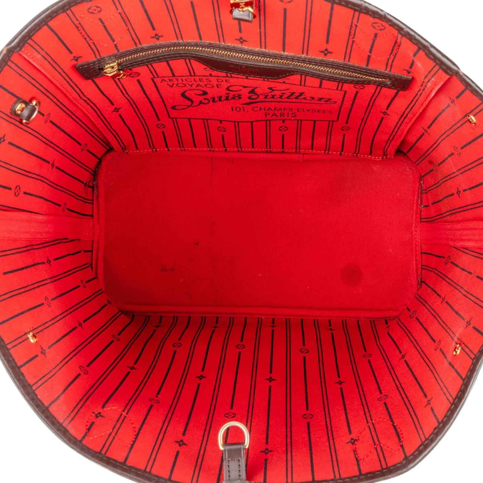 Louis Vuitton Monogram Damier Ebene Neverfull MM Shopper