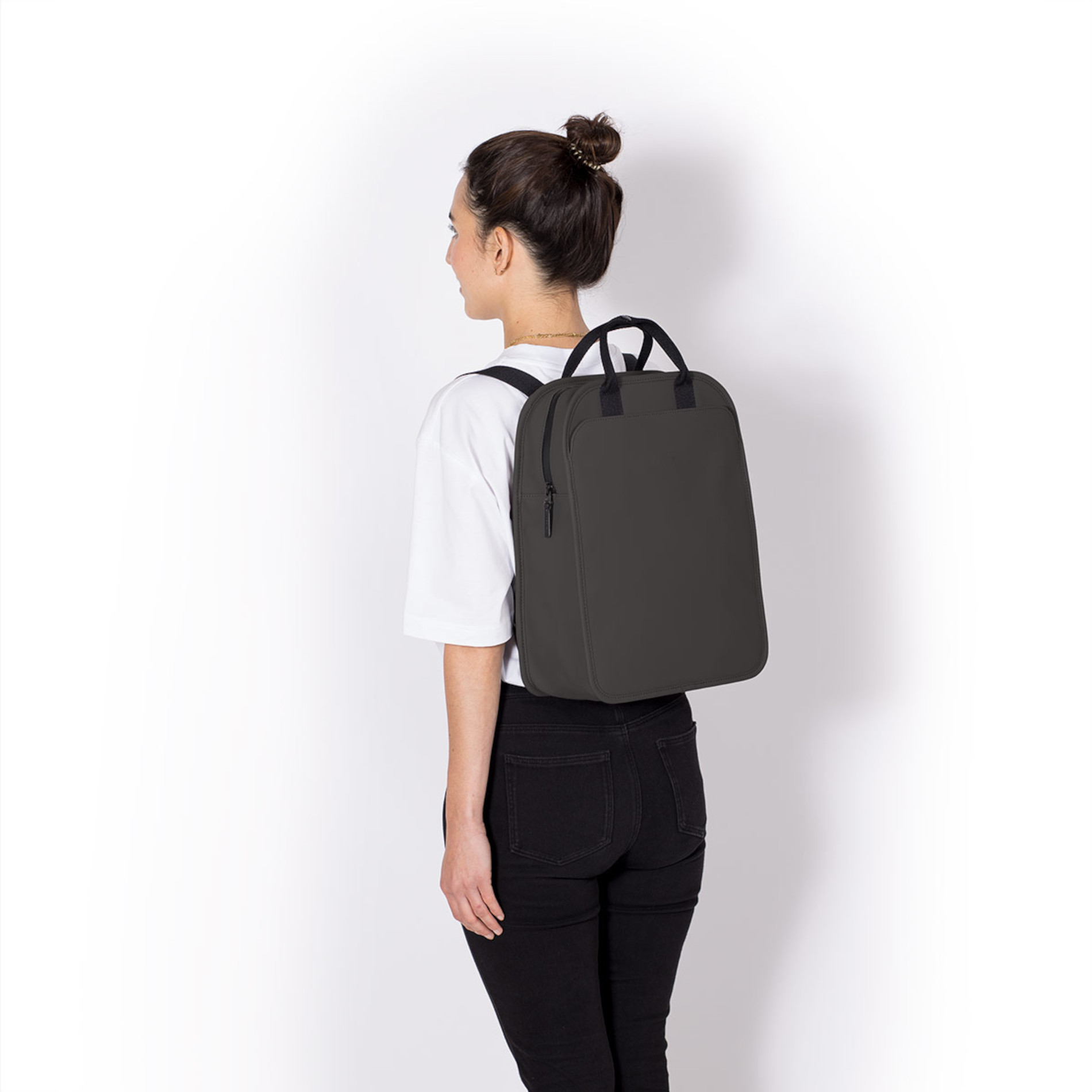 Alison Medium Lotus backpack - Asphalt