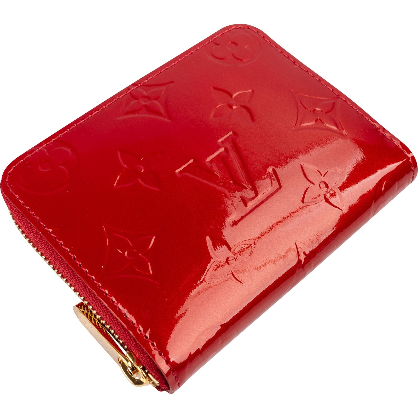 Louis Vuitton Monogram Vernis Leather Zippy Coin Purse Wallet