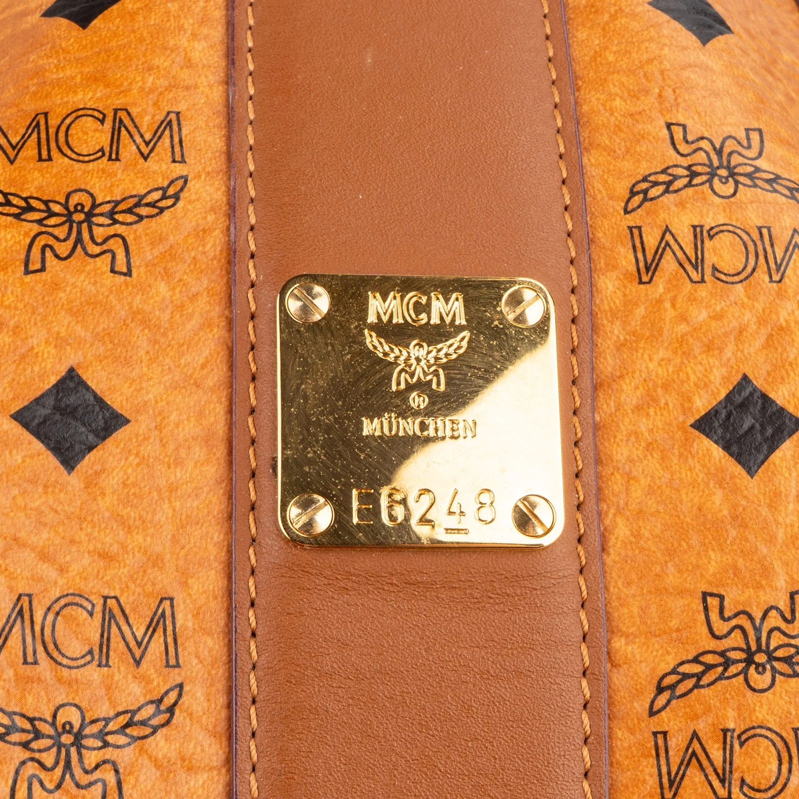 MCM Monogram Visetos Liz Shopper Shoulder Bag