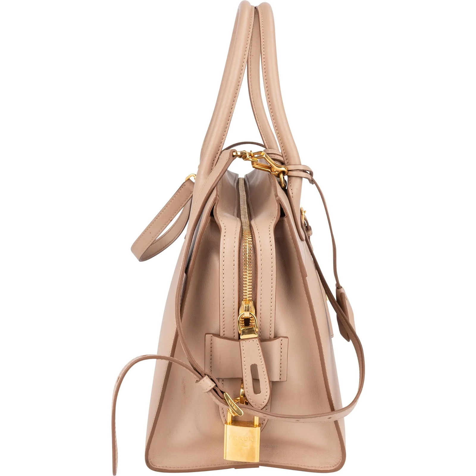 Prada Saffiano Leather Mano Galleria Handbag