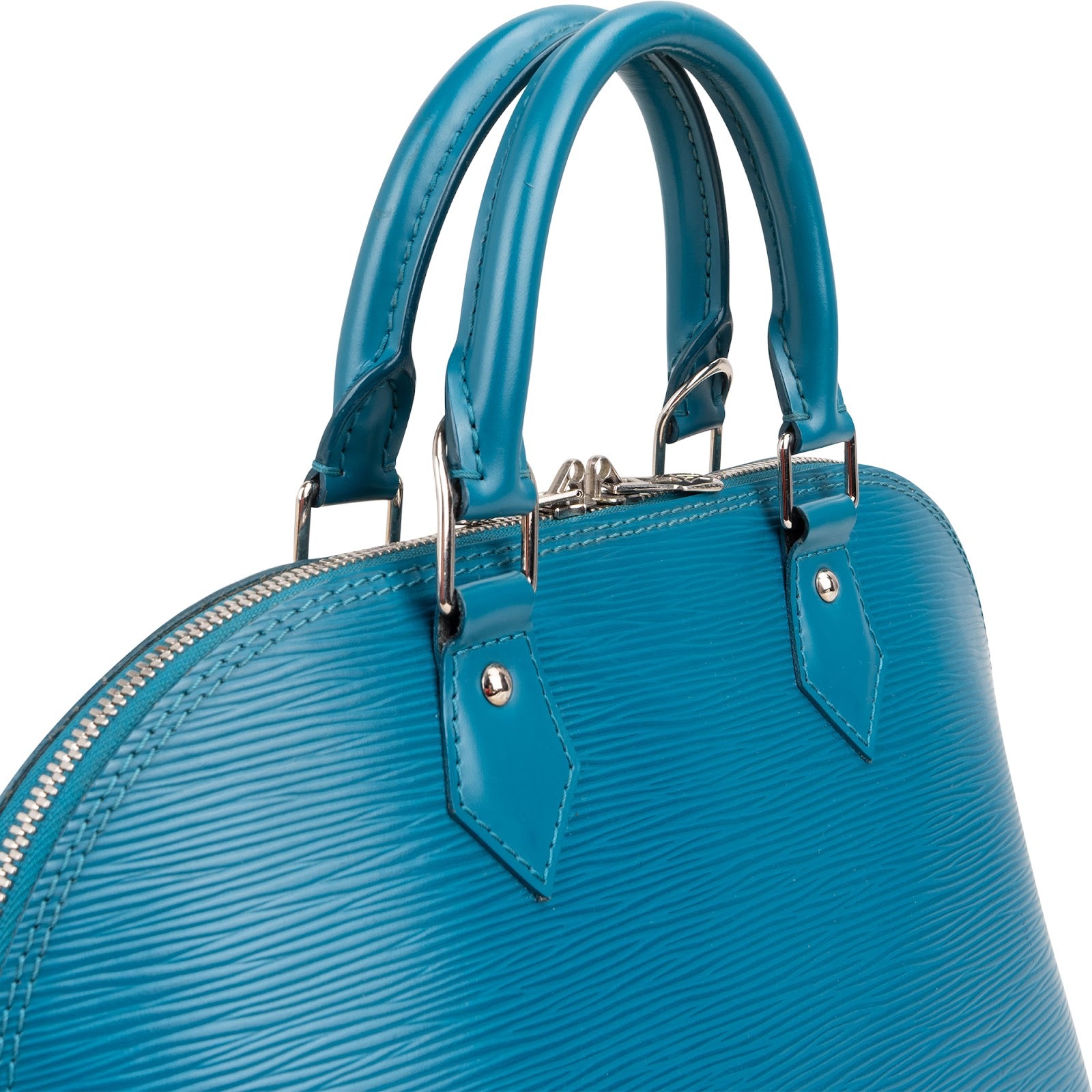 Louis Vuitton - Blue Epi Leather Alma PM Handbag