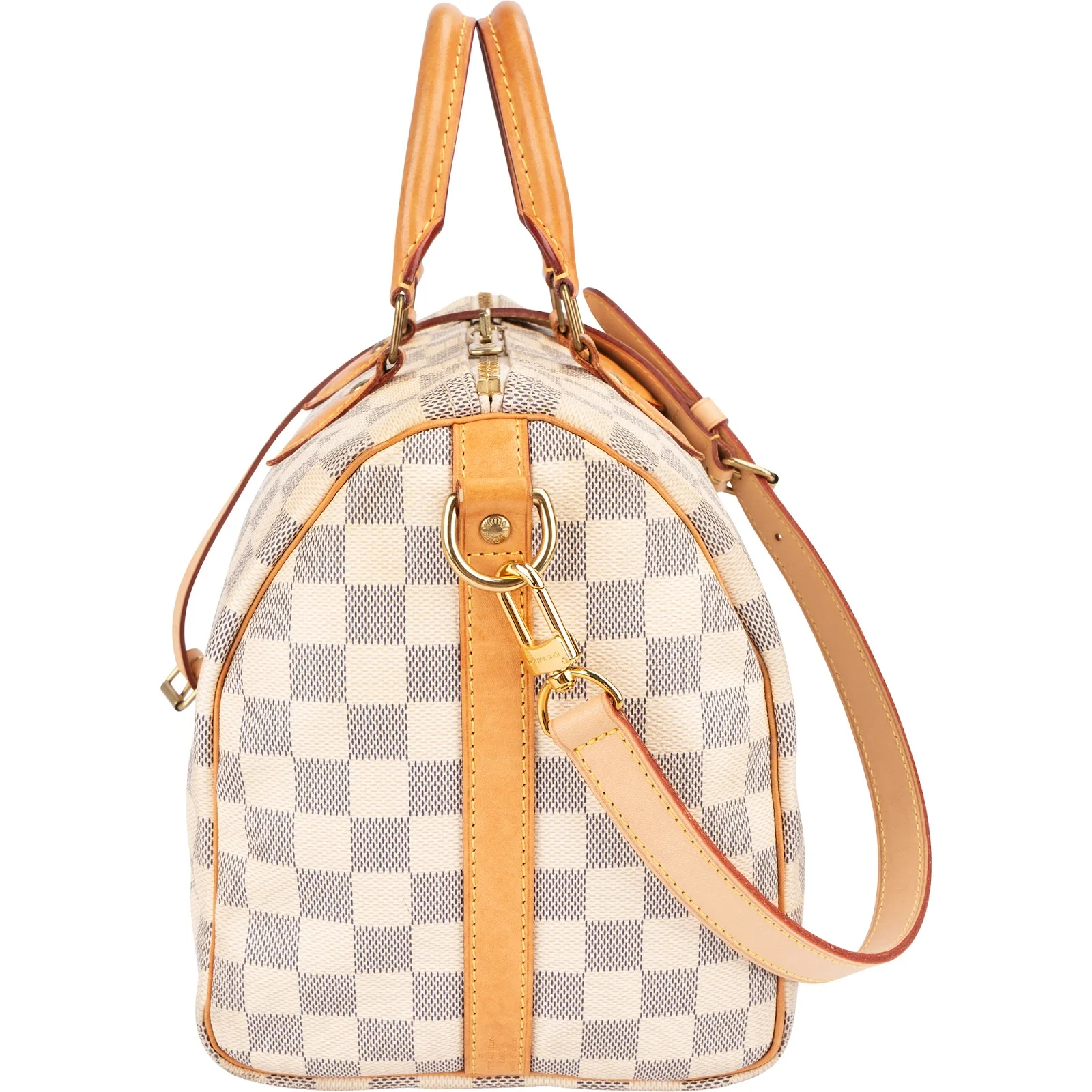 Louis Vuitton Monogram Damier Azur Canvas Speedy 30 Bandoulière Handbag