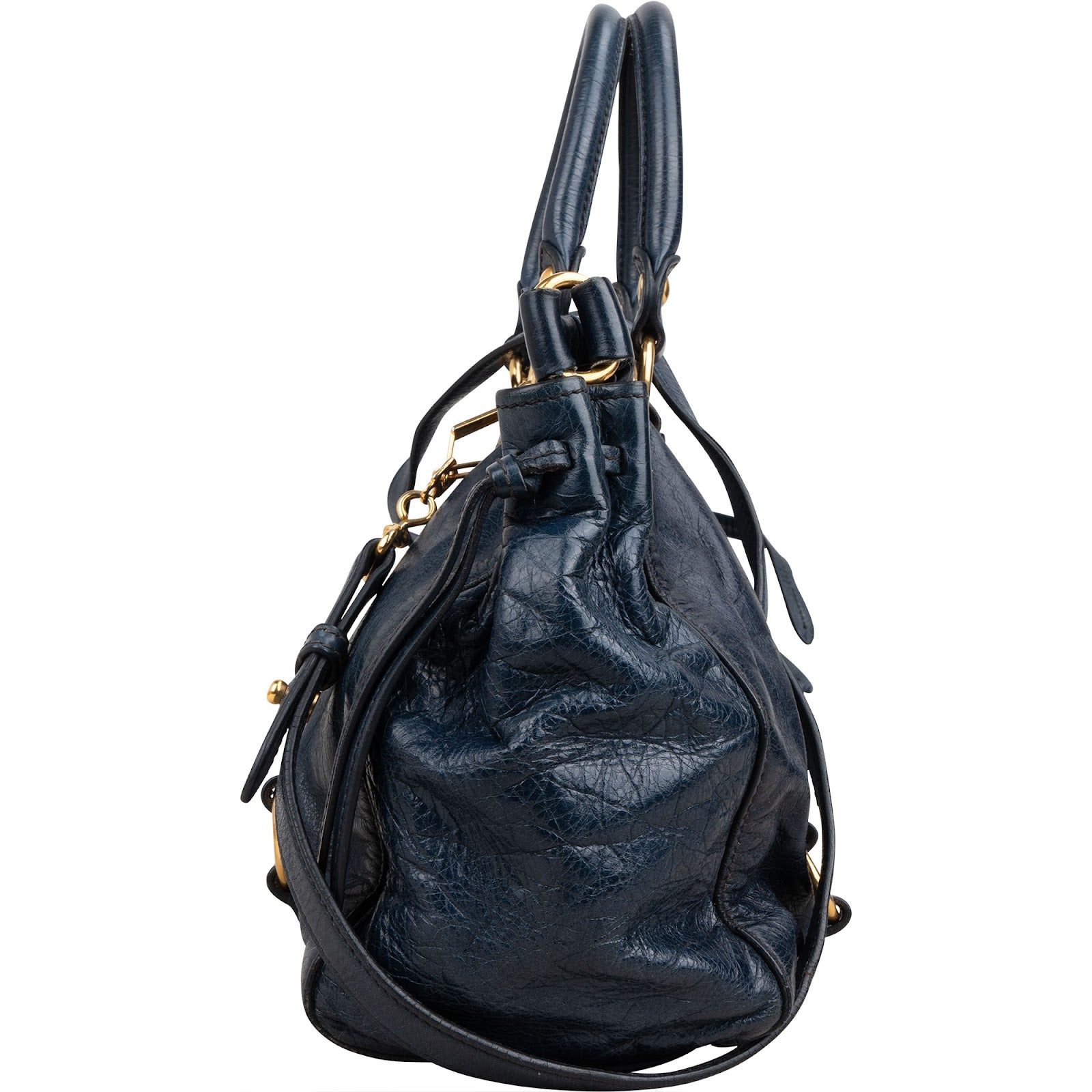 Miu Miu – Vitello Lux Satchel schoudertas