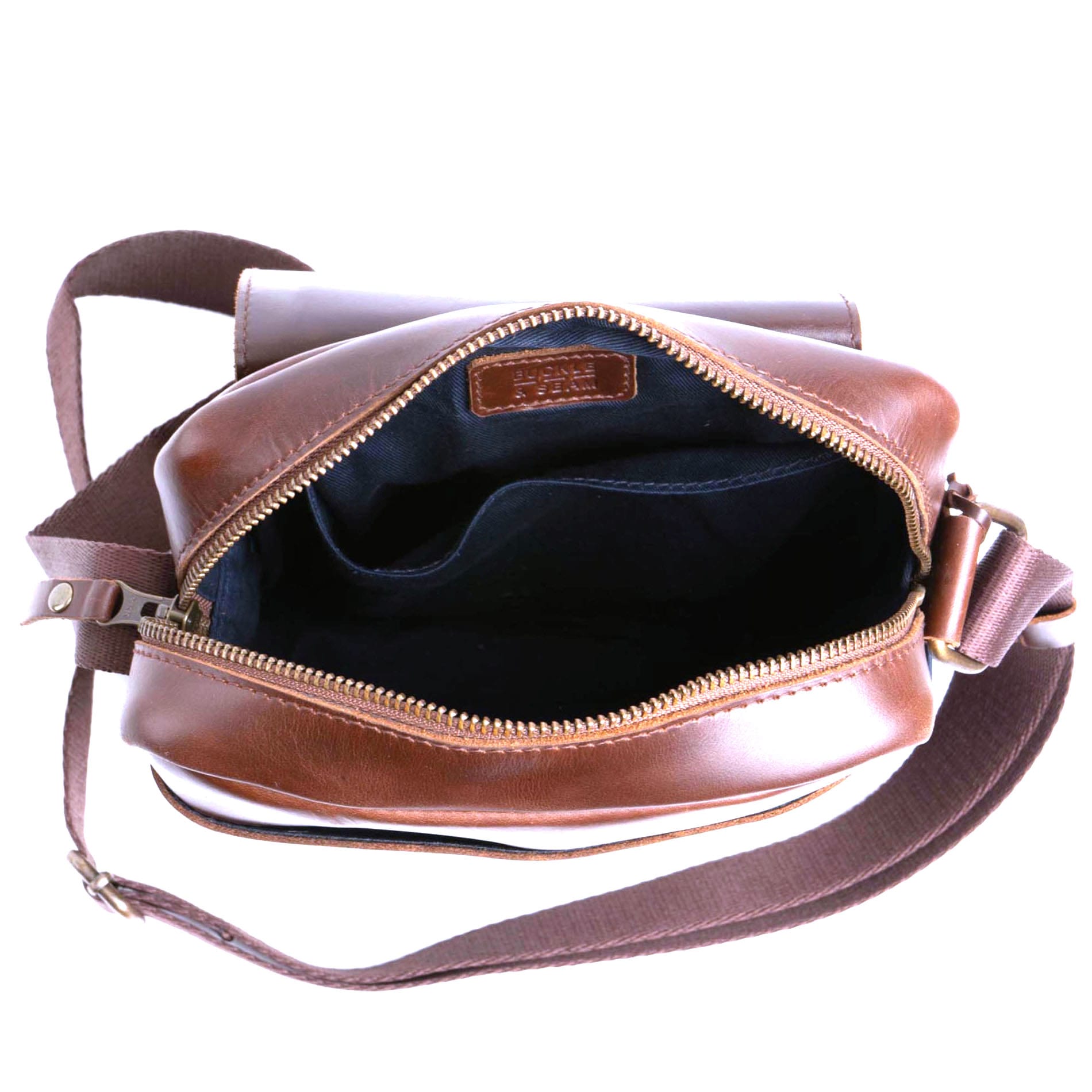 Crossbody Bag  - BROWN/Blue