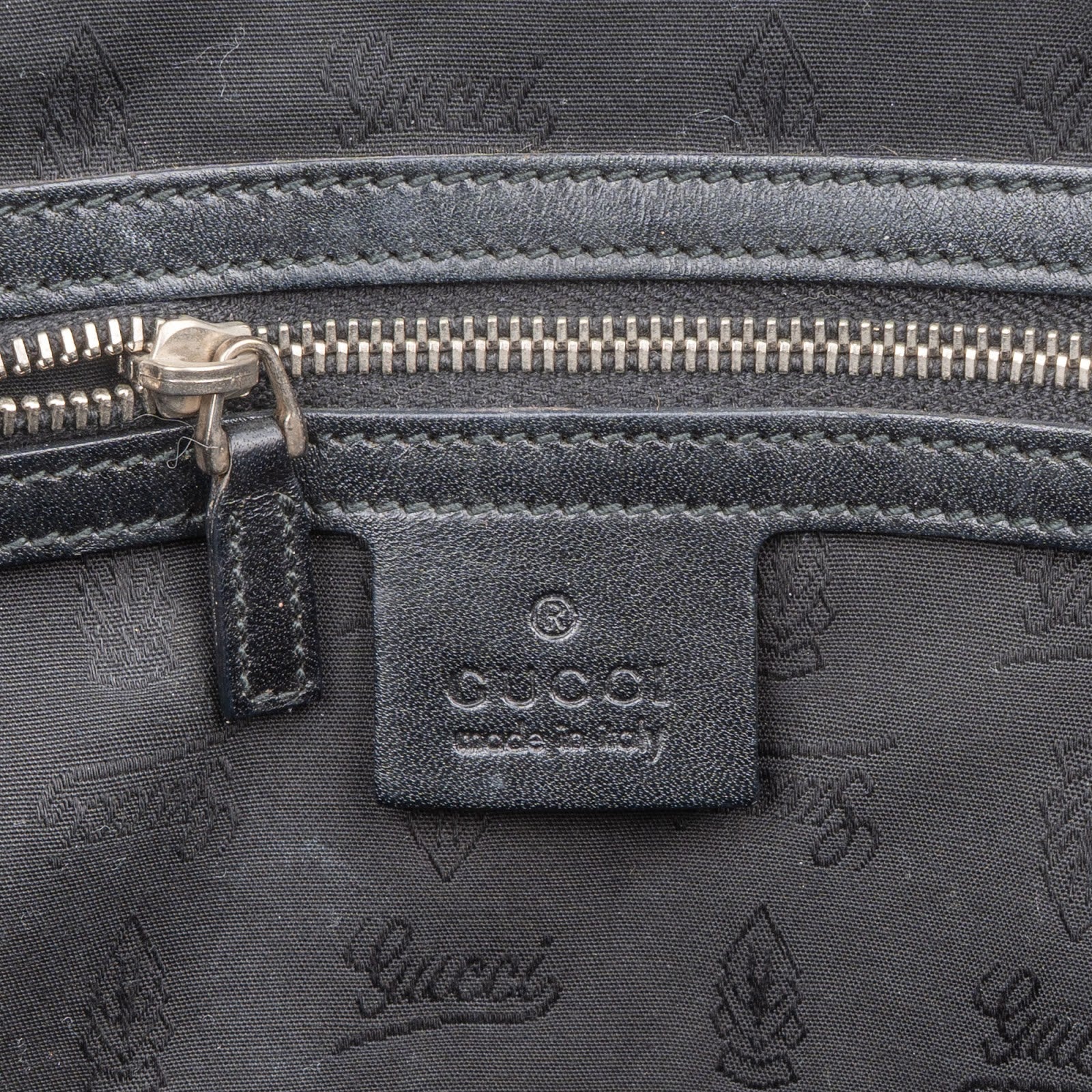 Gucci Monogram GG Canvas Twins Tote Shoulder Bag