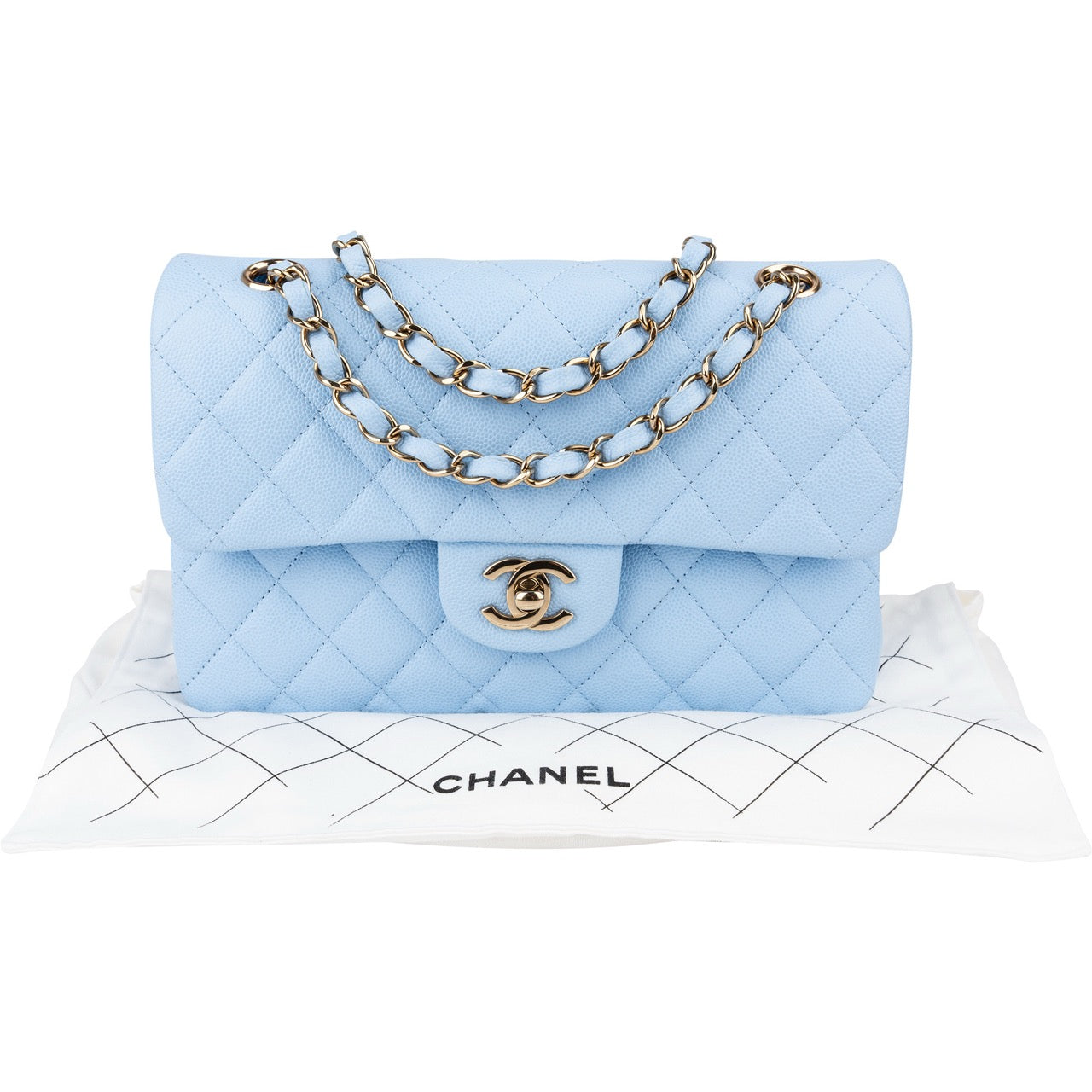 Chanel Quilted Double Flap Shoulder Bag