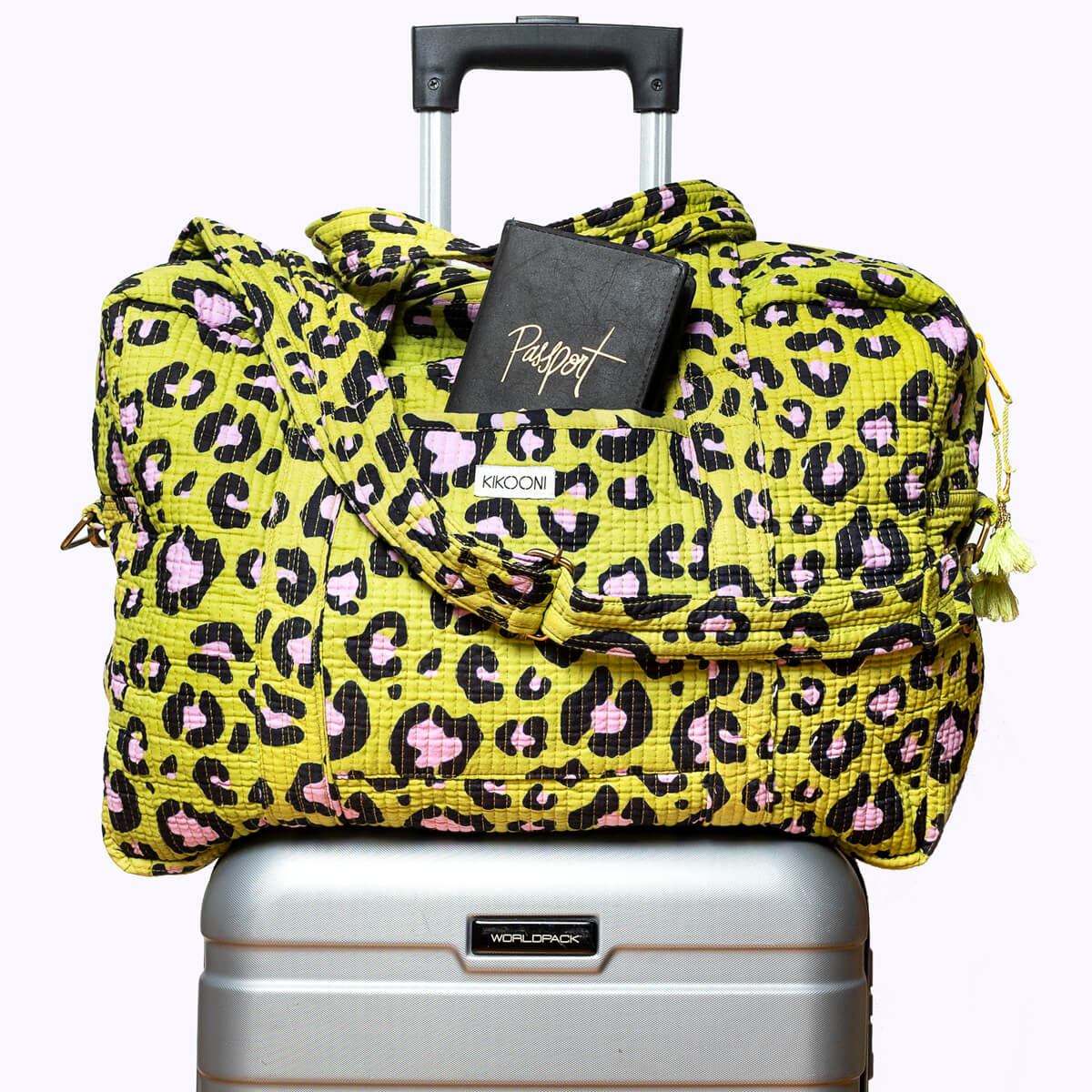 Grosse Reisetasche Oh Leo Cosmic green