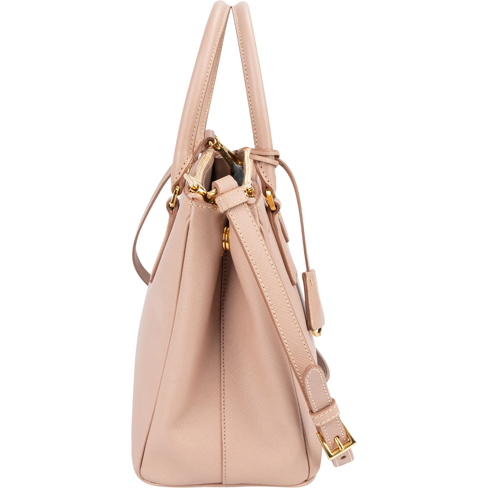 Prada Saffiano Vernice Galleria Handbag