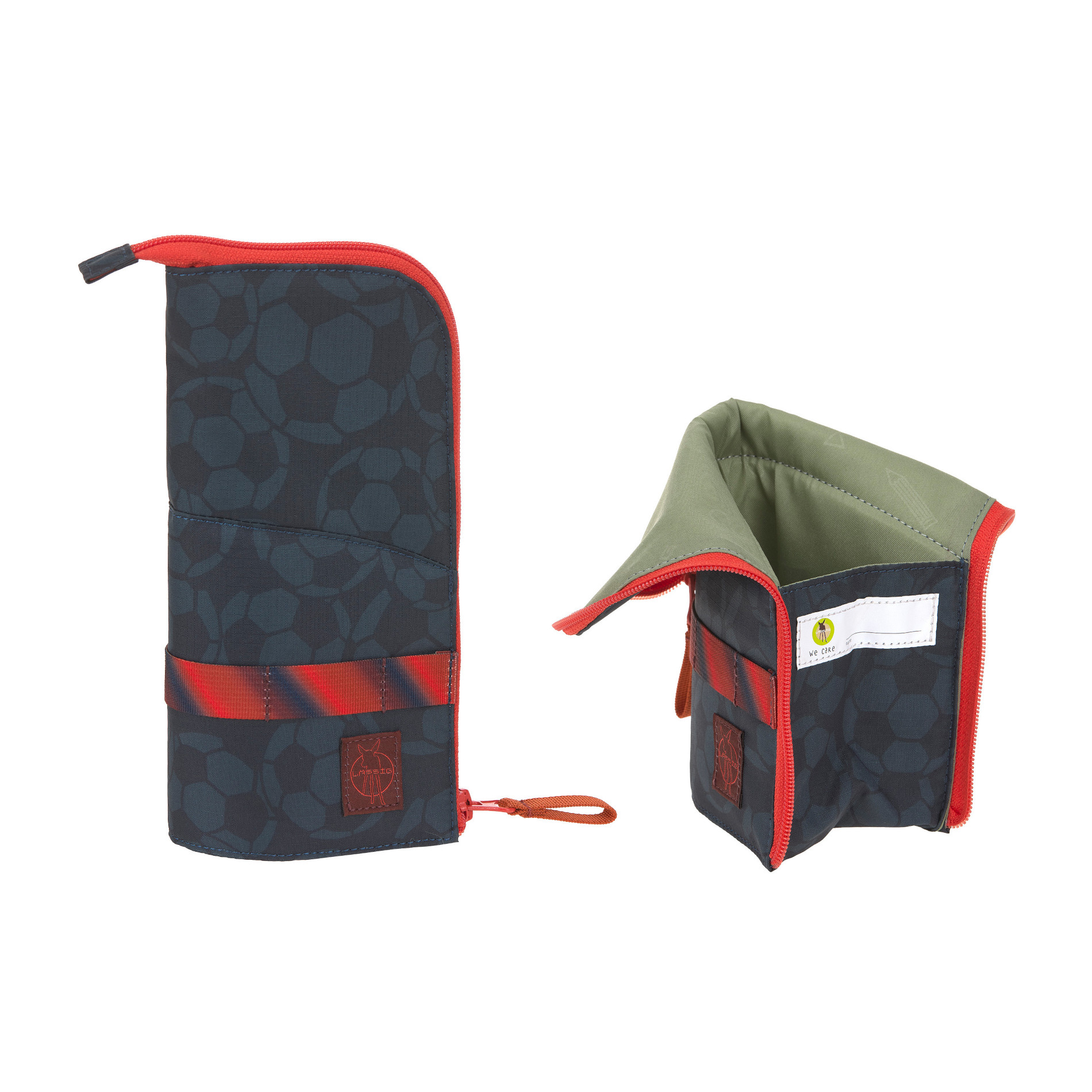 School Set Light Unique Schulranzenset 5tlg. - Football deep blue