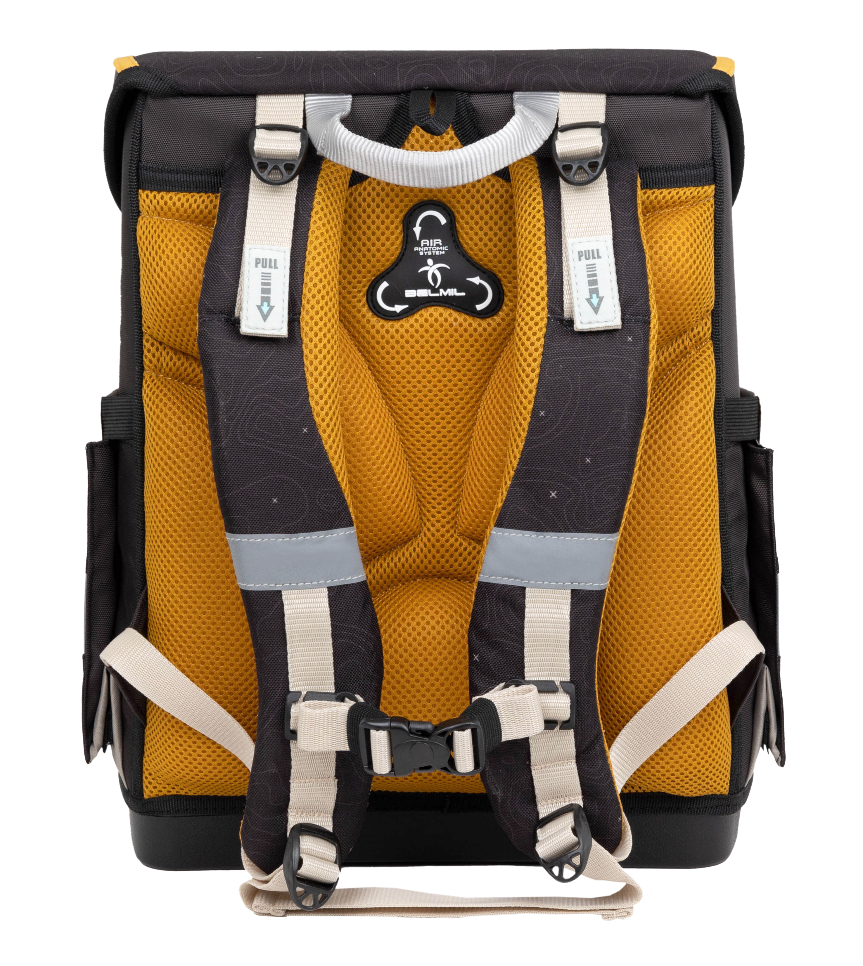 Compact satchel set 4-piece with chest strap - Moonless Night