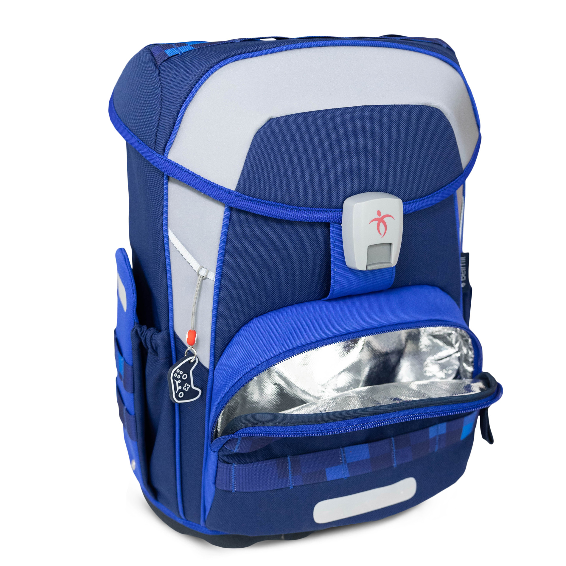 Belmil Maxi Plus Premium Schulranzen Set 5-teilig "Pixel Storm"