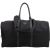 Prada Black Nylon Triangle Duffle Bag 55 